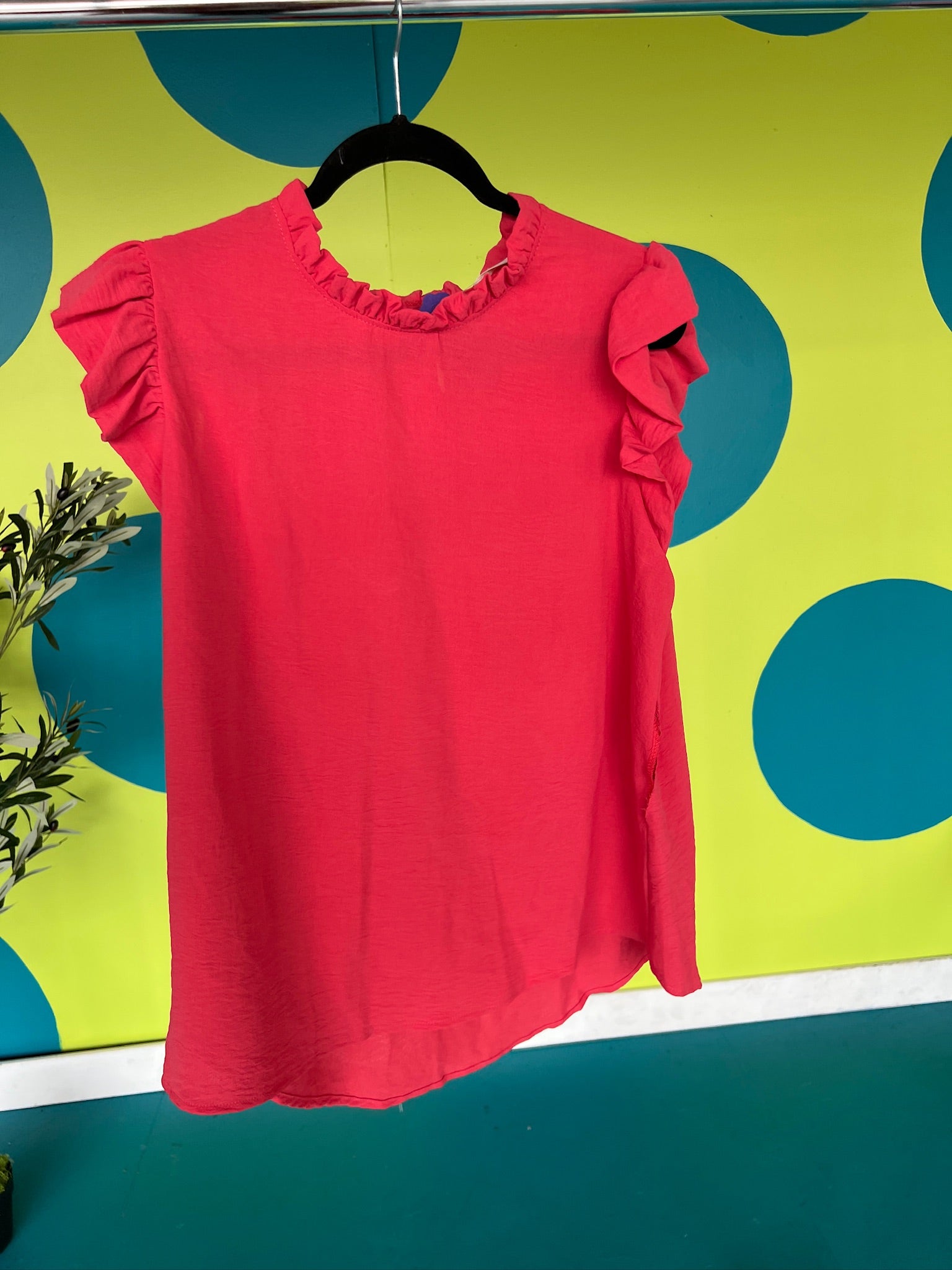 [Defect Sale] Zelda Ruffle Blouse - LARGE