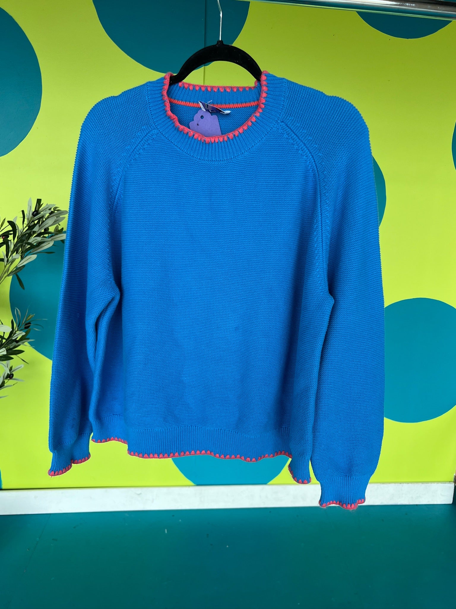 [Defect Sale] Daphne Decorative Stitch Sweater - X-LARGE