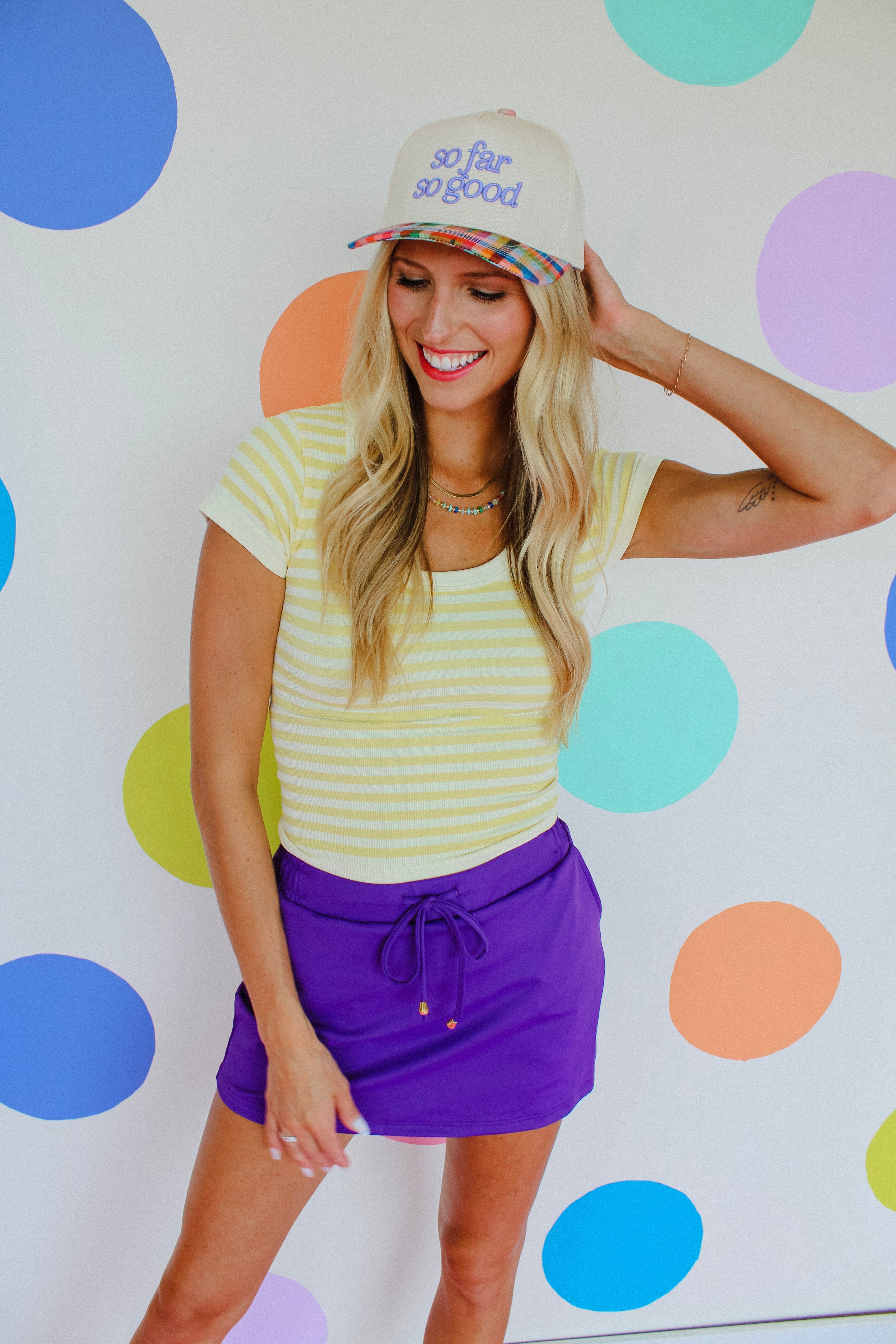 Kacey Solid Skort