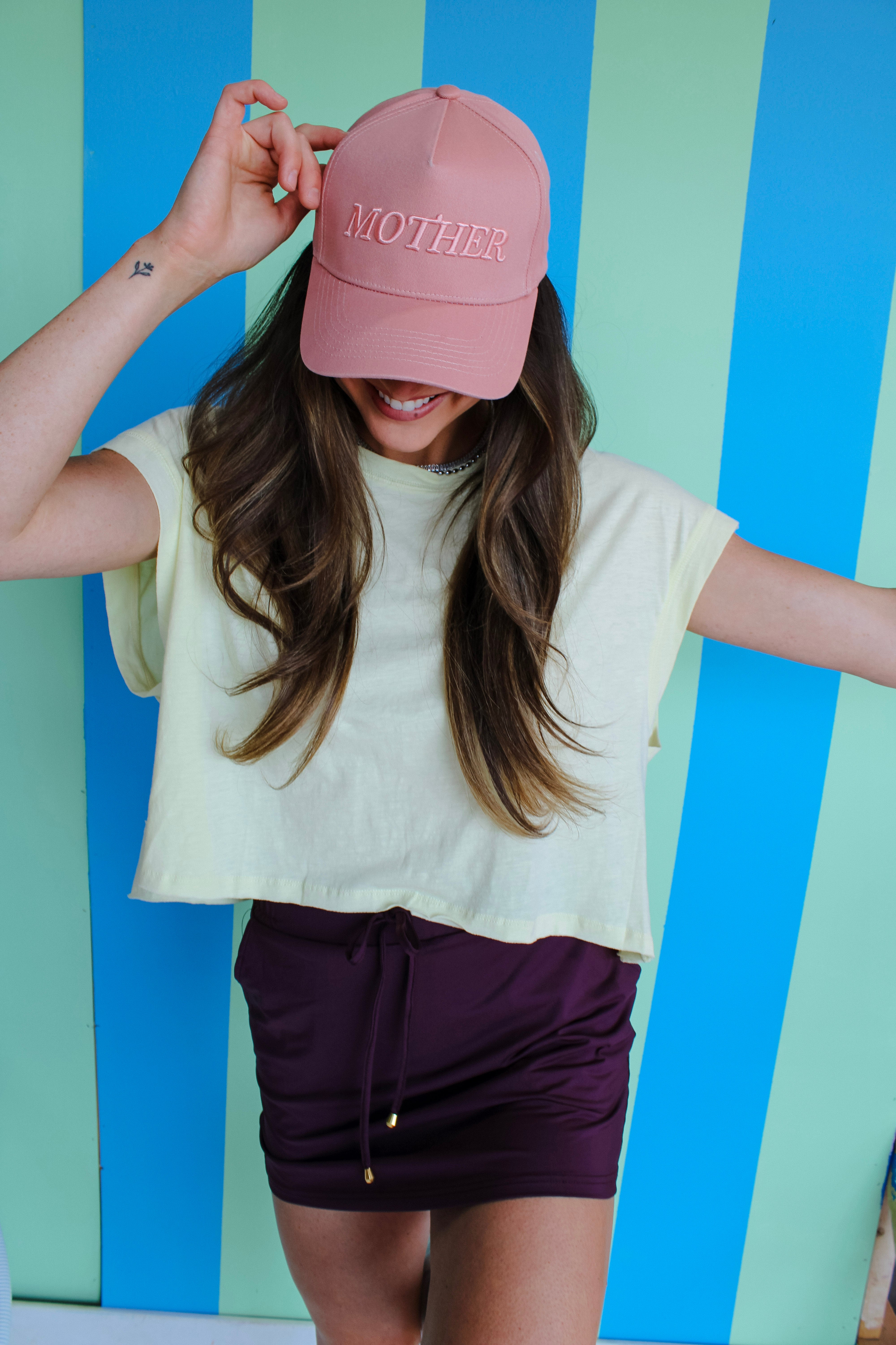 Anna Open Back Slub Tee