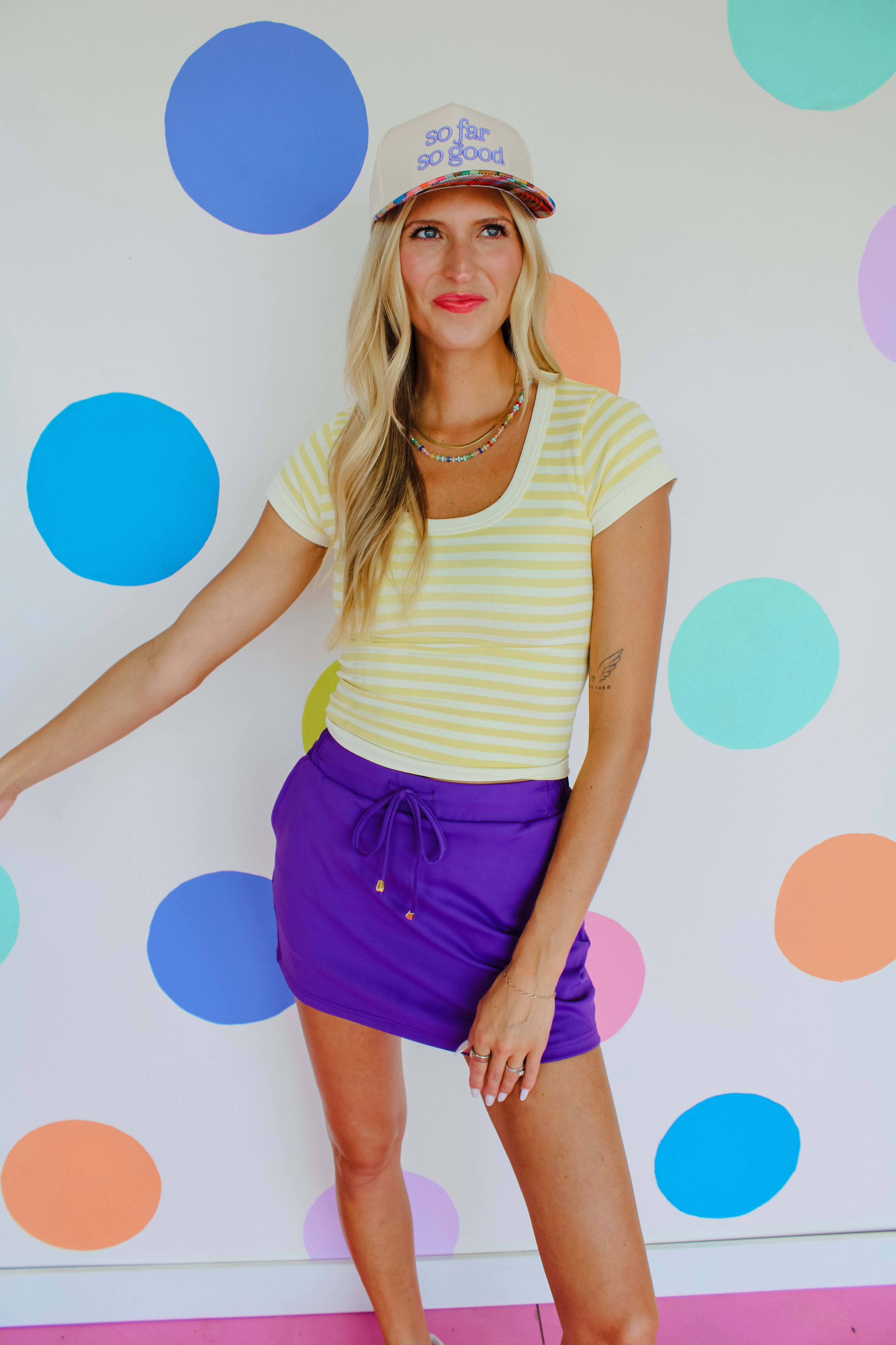 Kacey Solid Skort