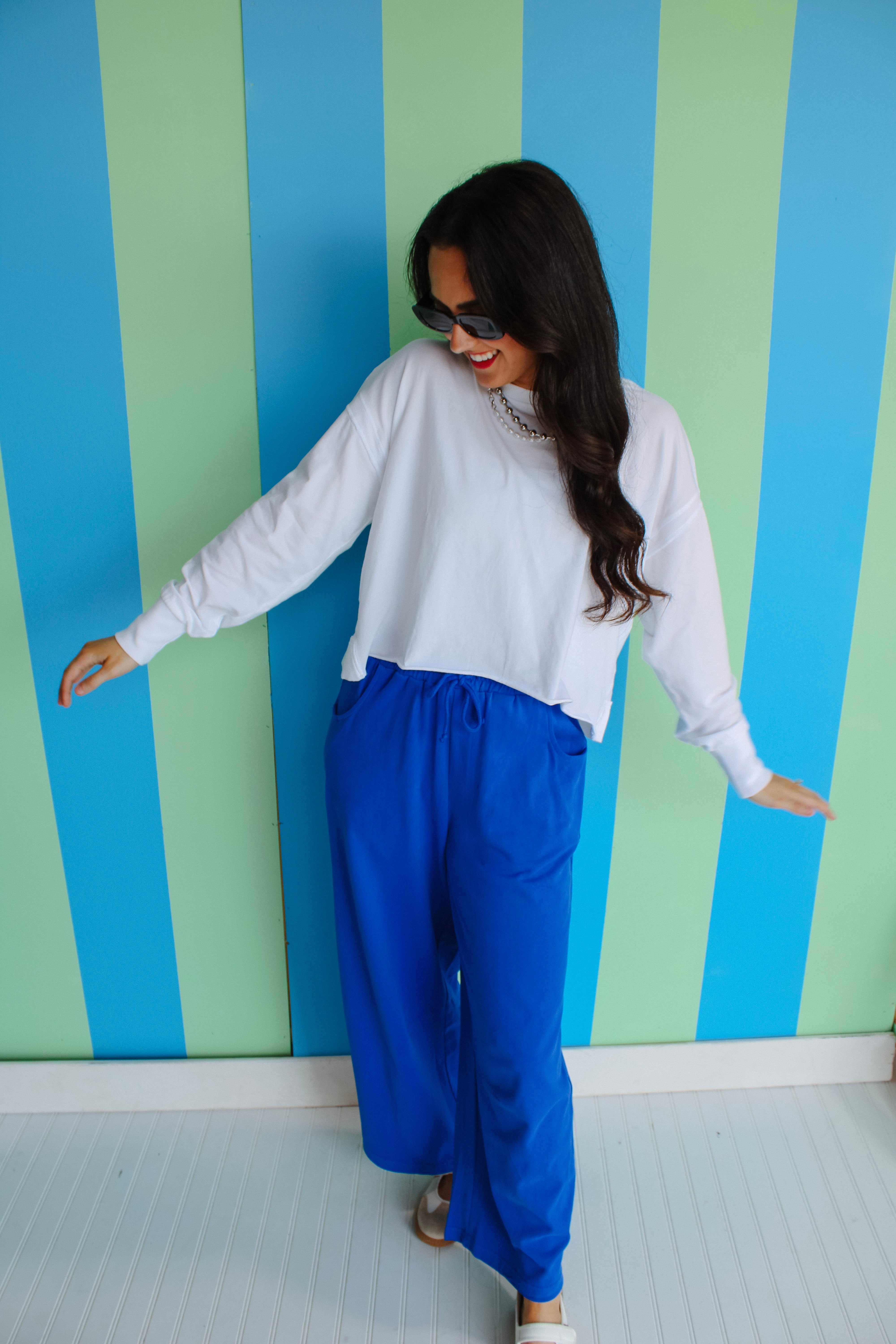 Justina Open Back Tee