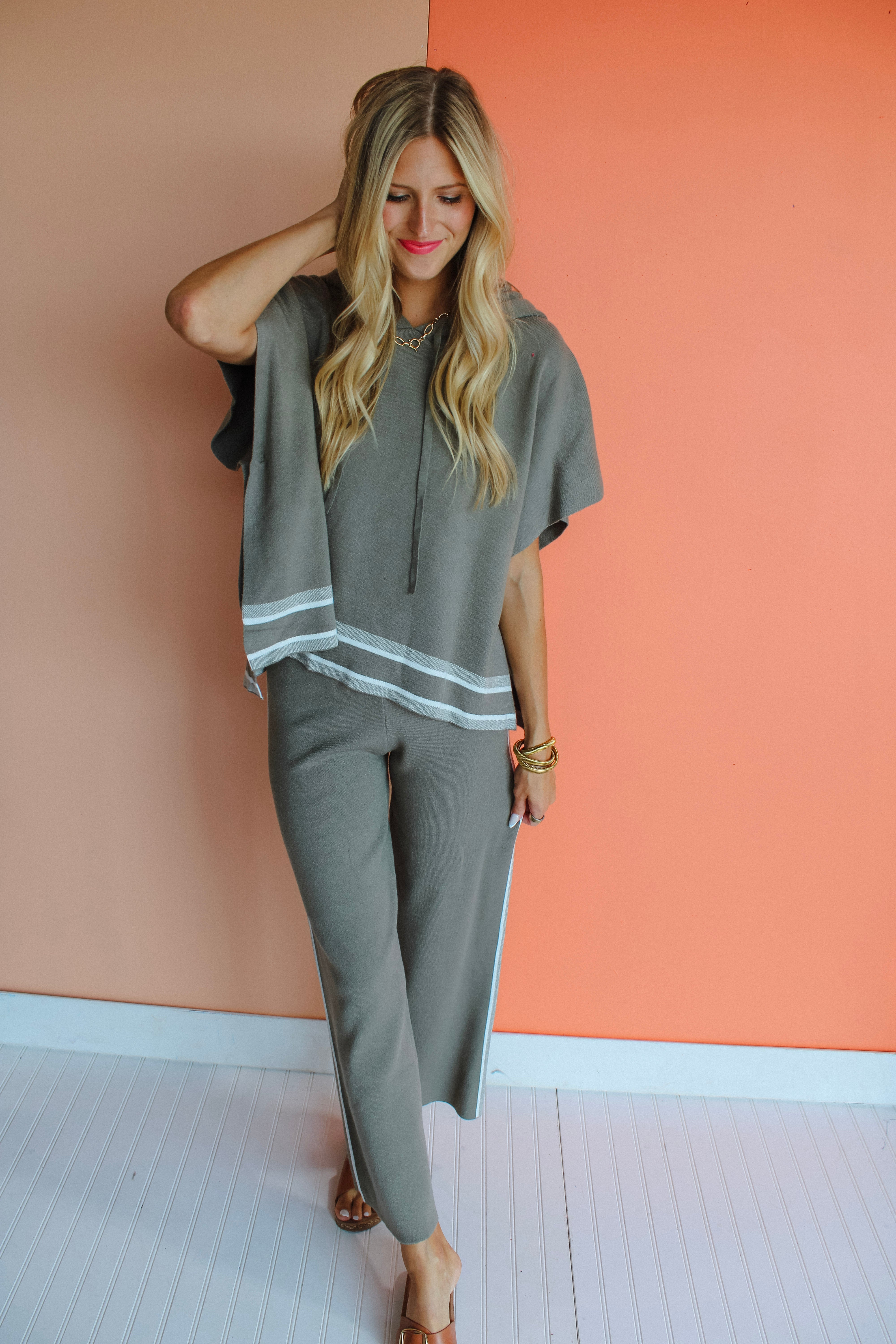 Josephine Hooded Poncho Sweater