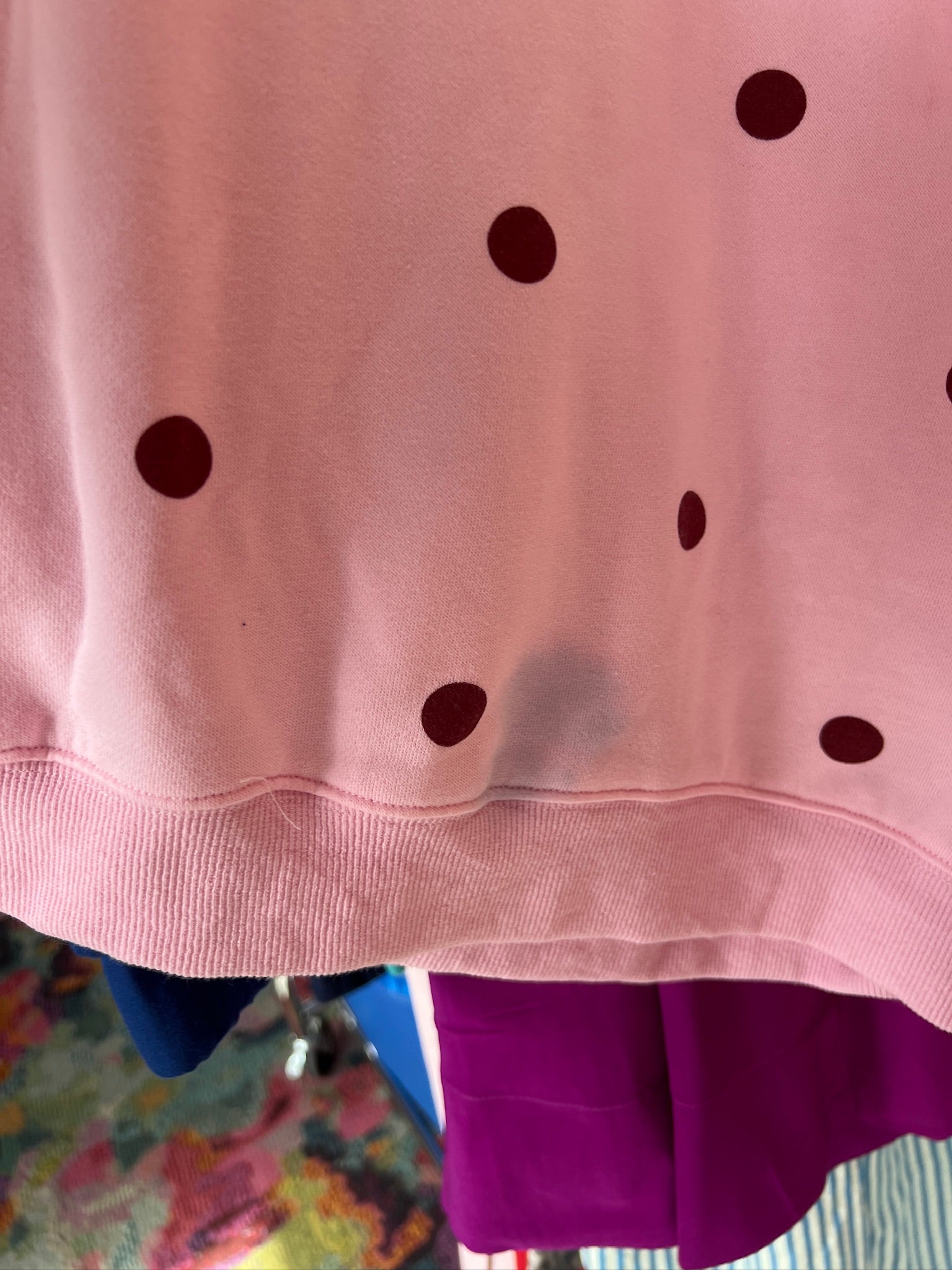 [Defect Sale] Sonny Polka Dot Pullover- SMALL