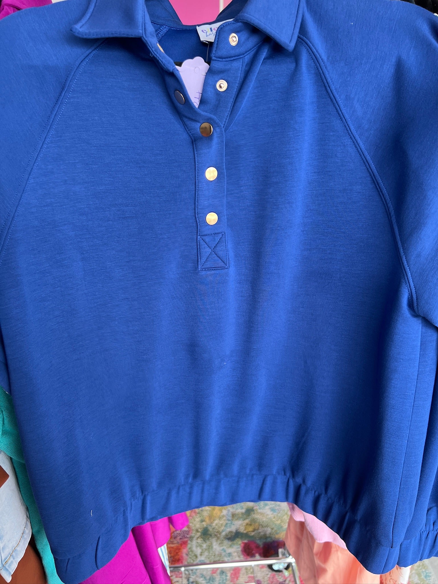 [Defect Sale] [Ellevate Basics] Natalia Luxe Pullover - MEDIUM