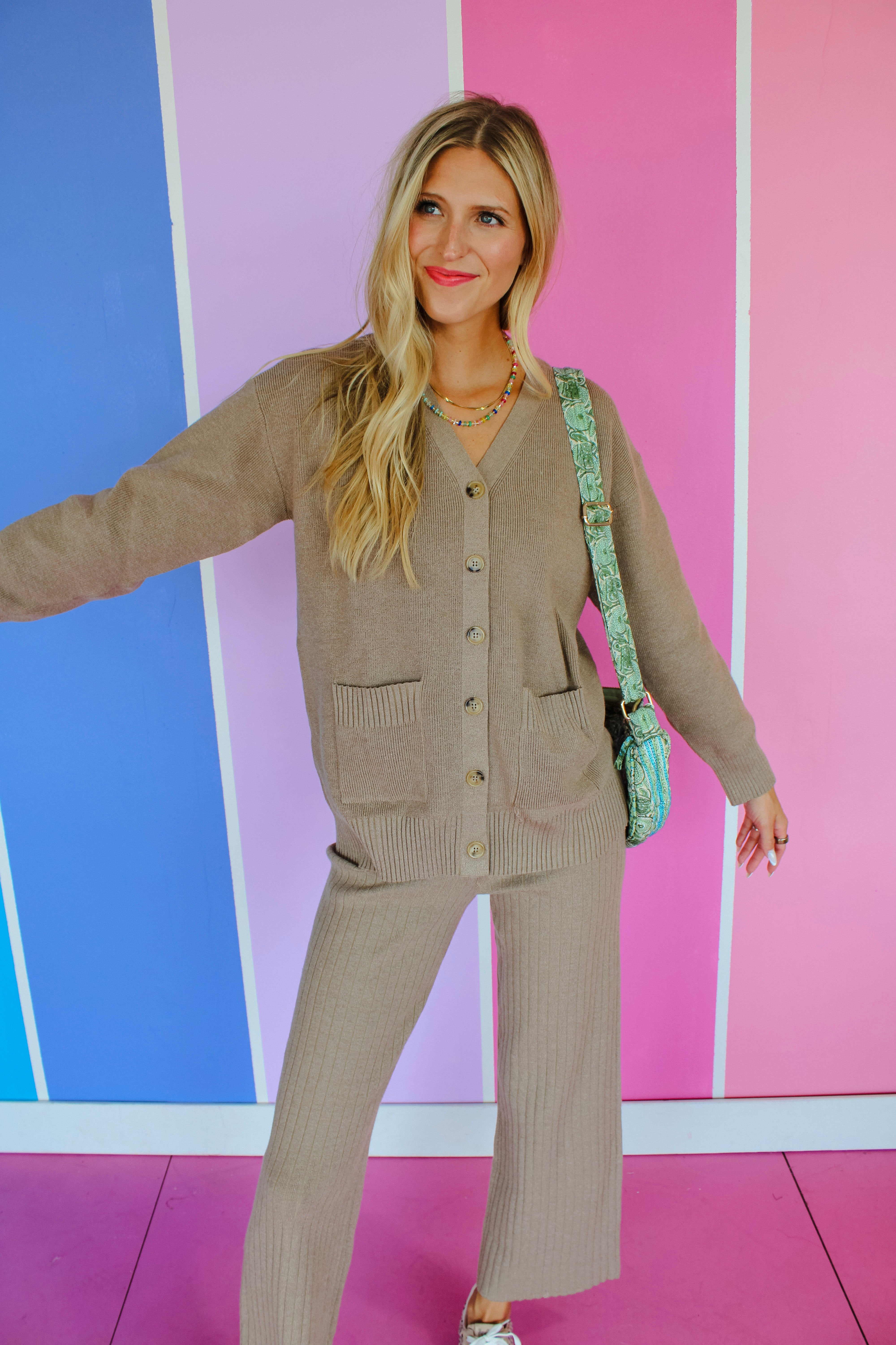 Tristan Ribbed Knit Pants