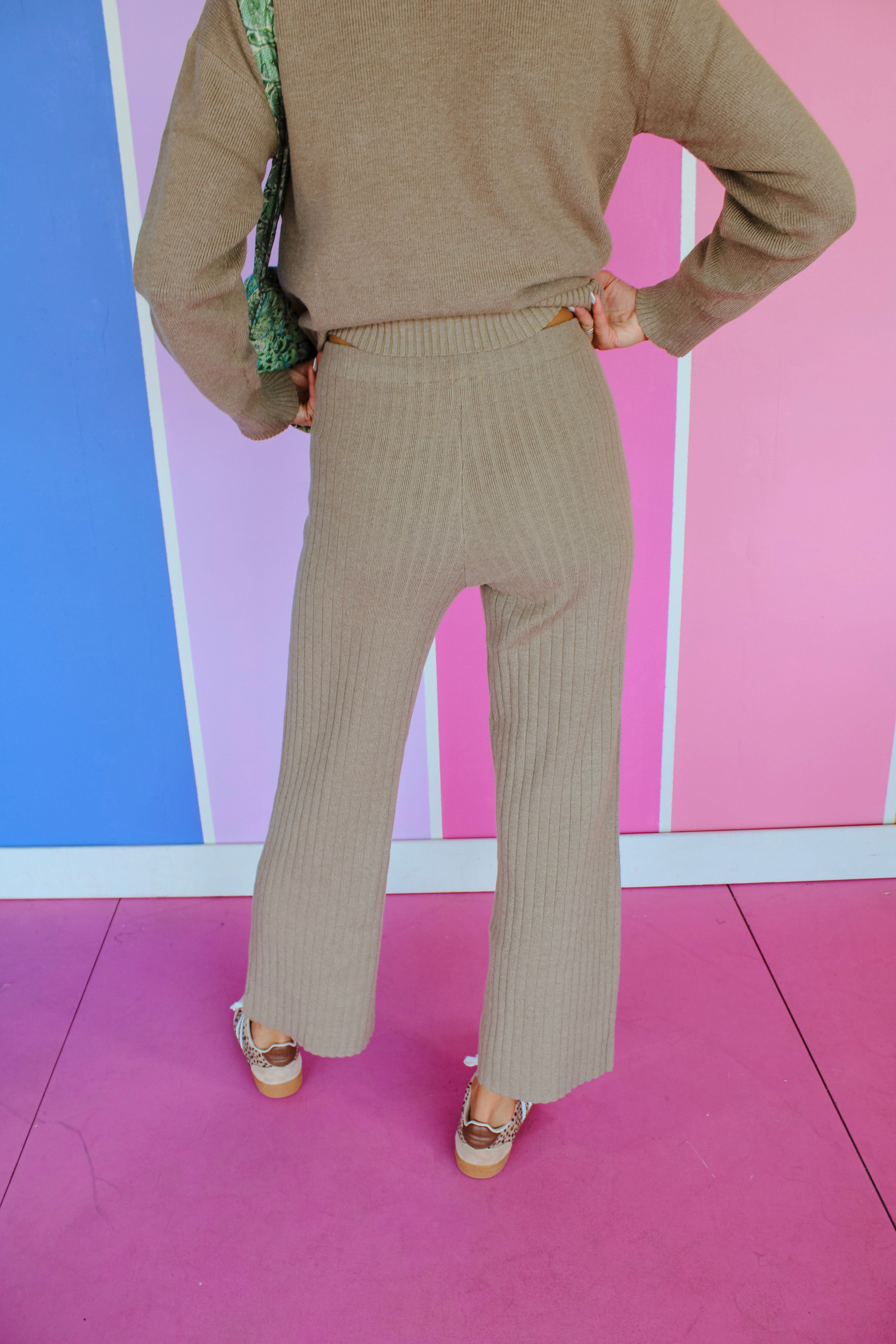 Tristan Ribbed Knit Pants