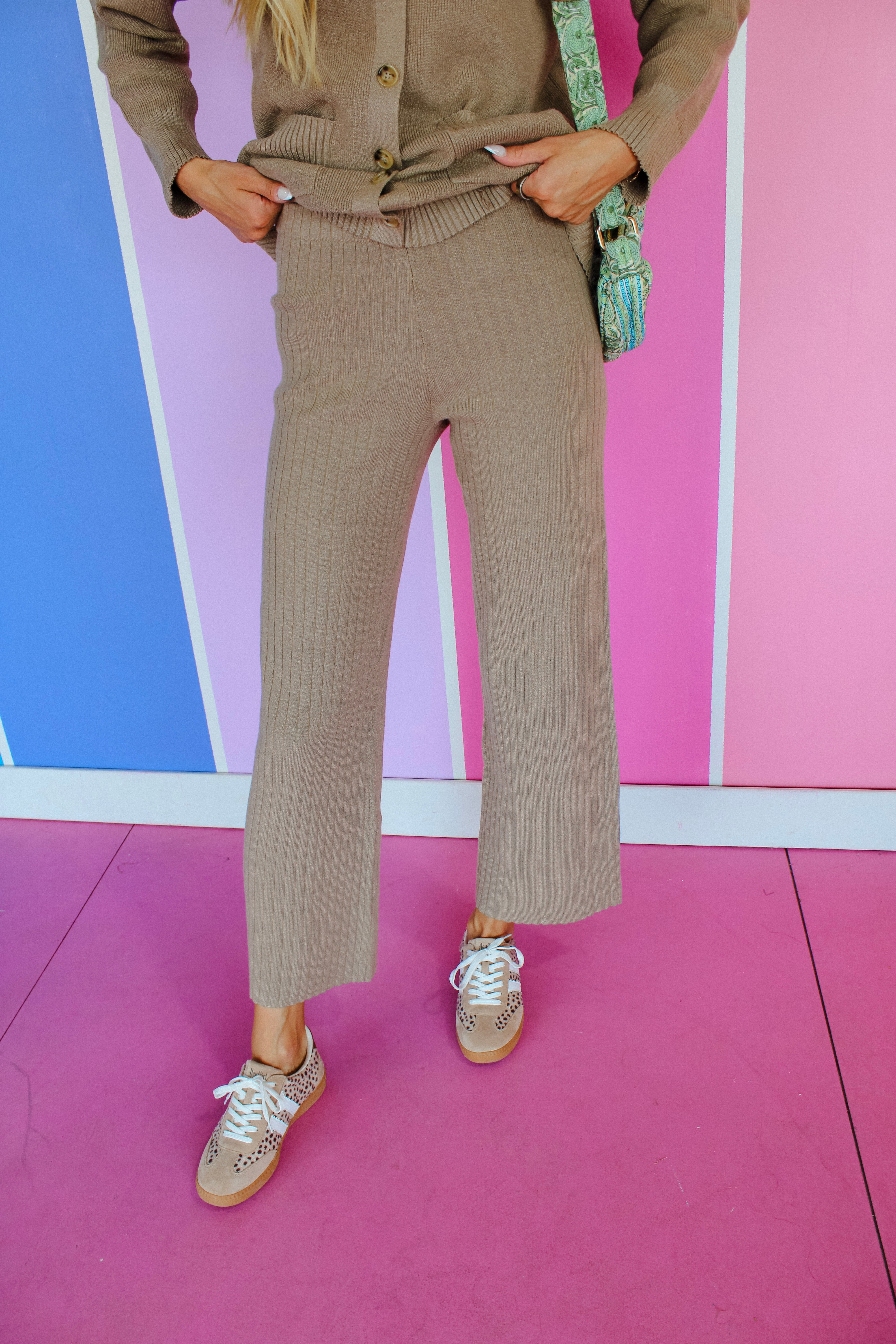 Tristan Ribbed Knit Pants
