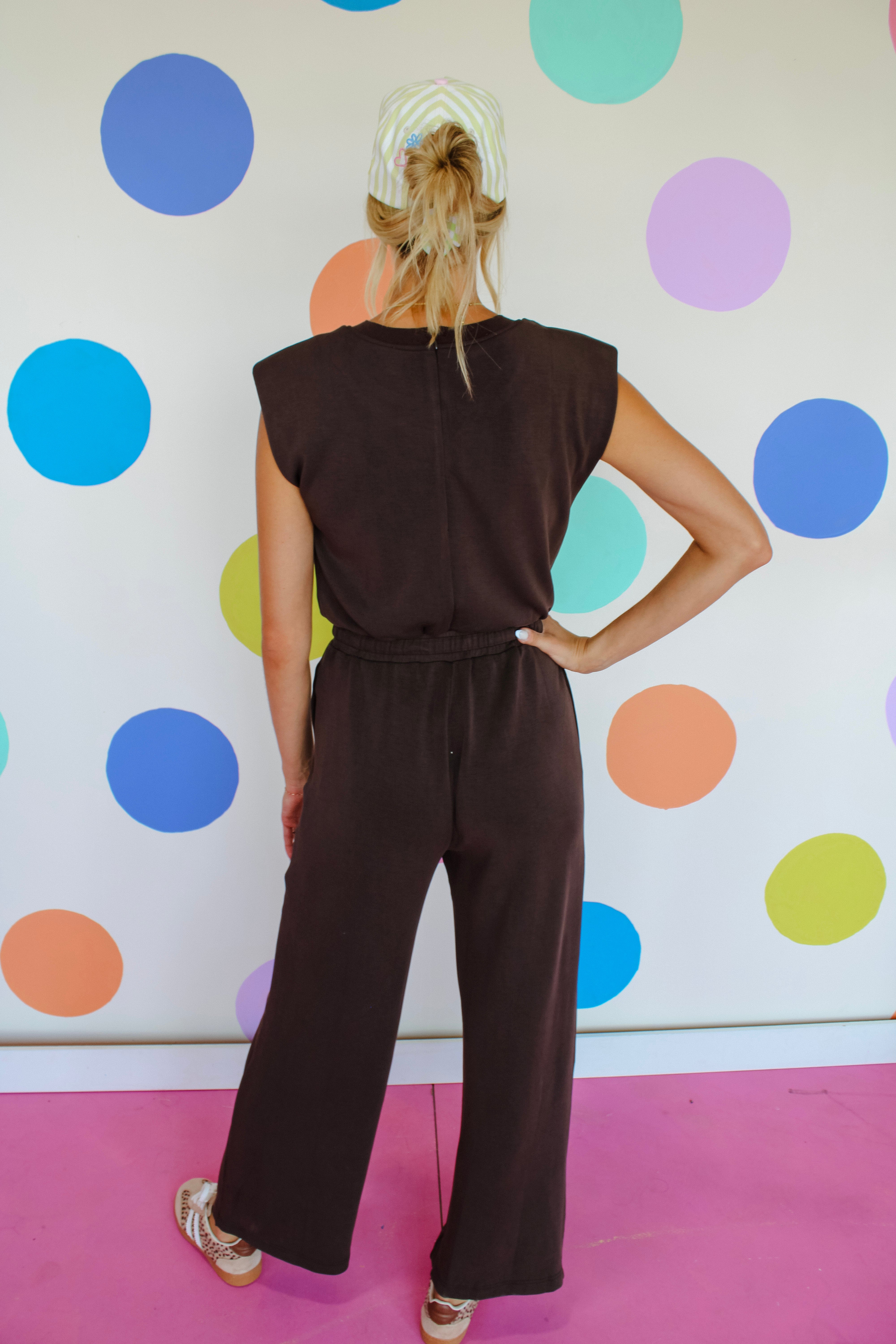 Heather Sleeveless Jumpsuit