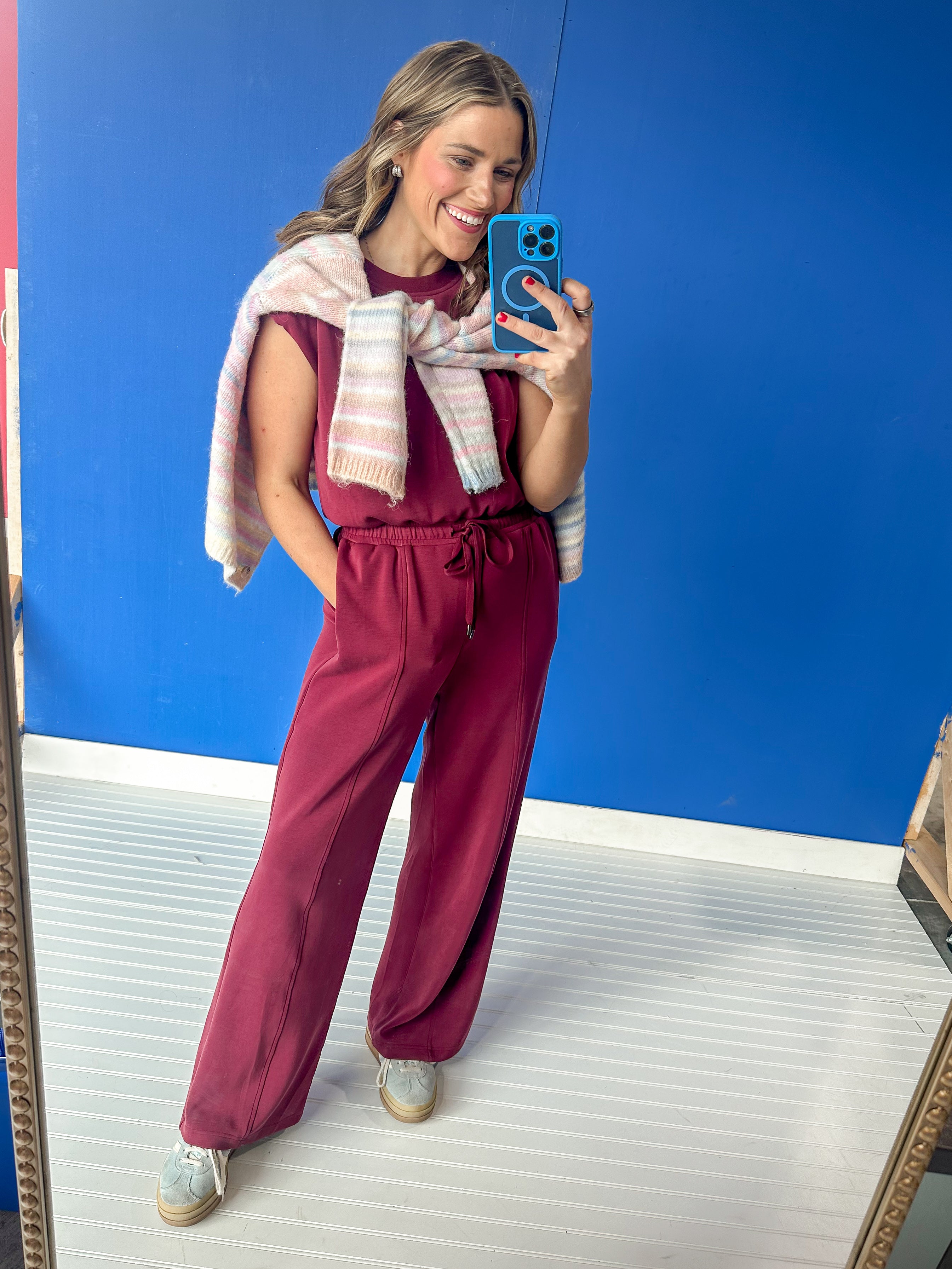 Heather Sleeveless Jumpsuit