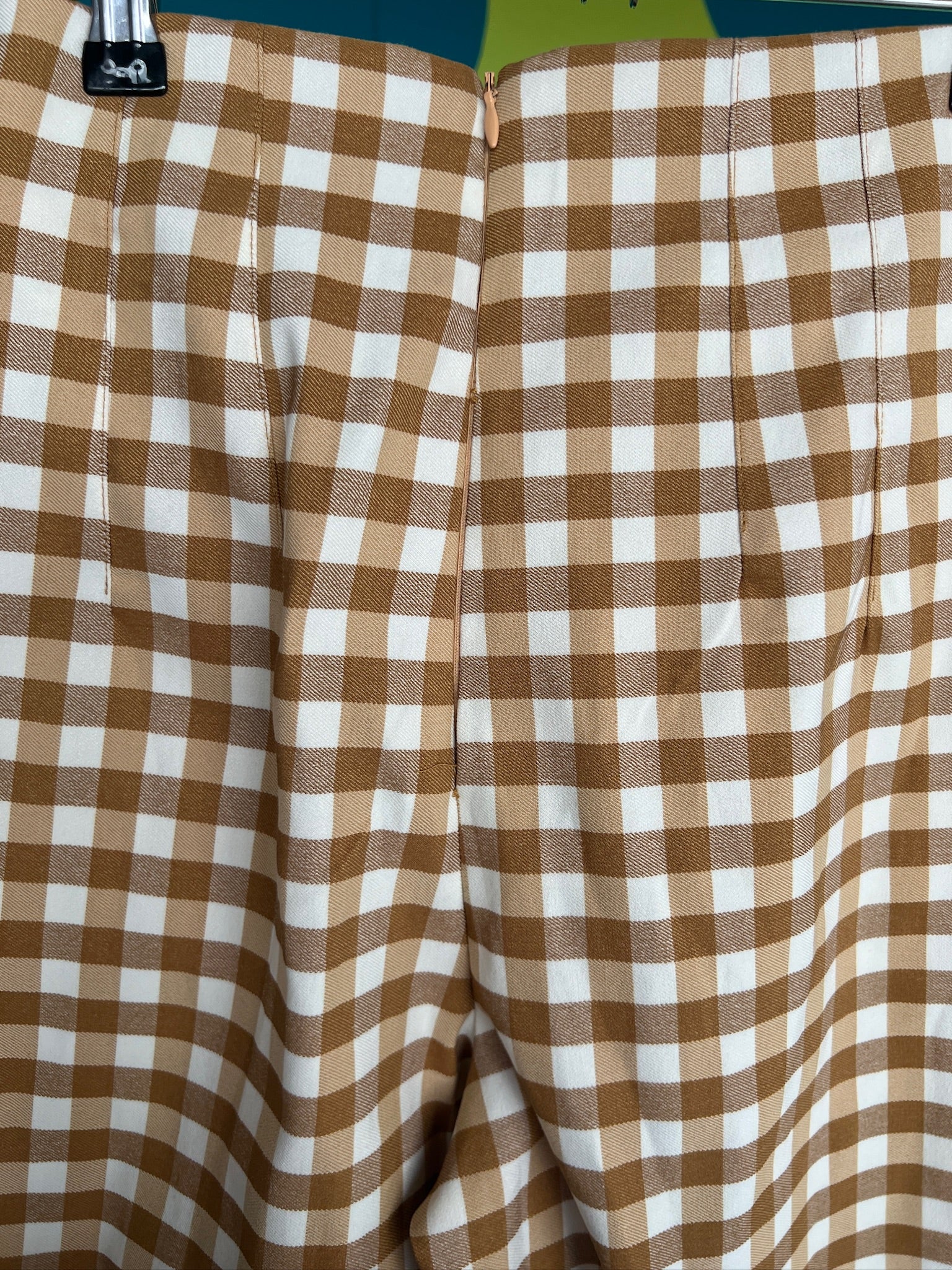 [Defect Sale] Poppy Gingham Ruffle Pants - MED