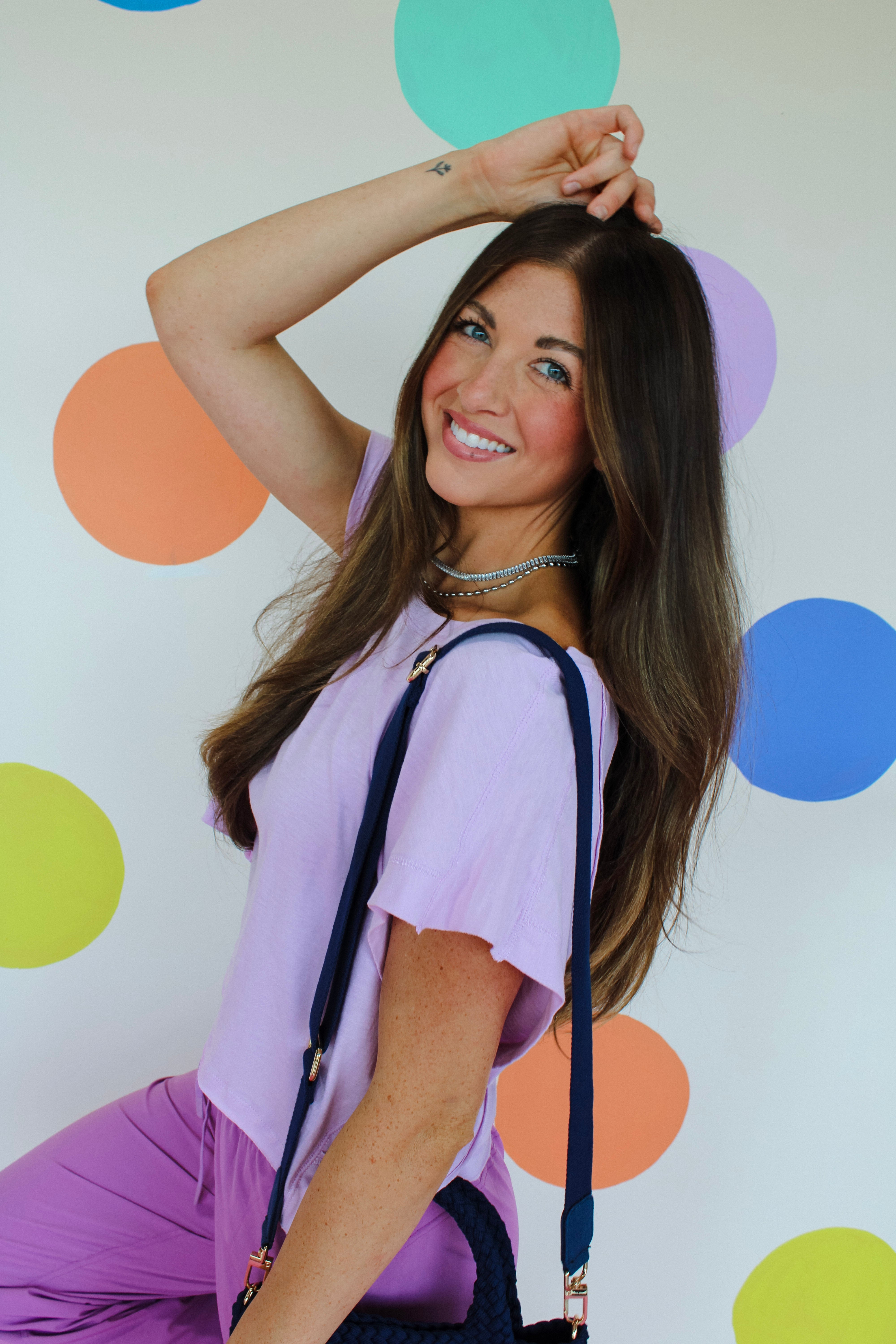 Anna Open Back Slub Tee