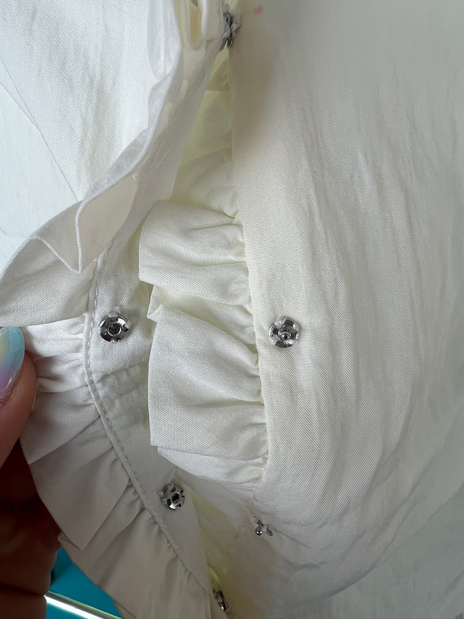 [Defect Sale] Elowyn Ruffle Detail Top - SMALL