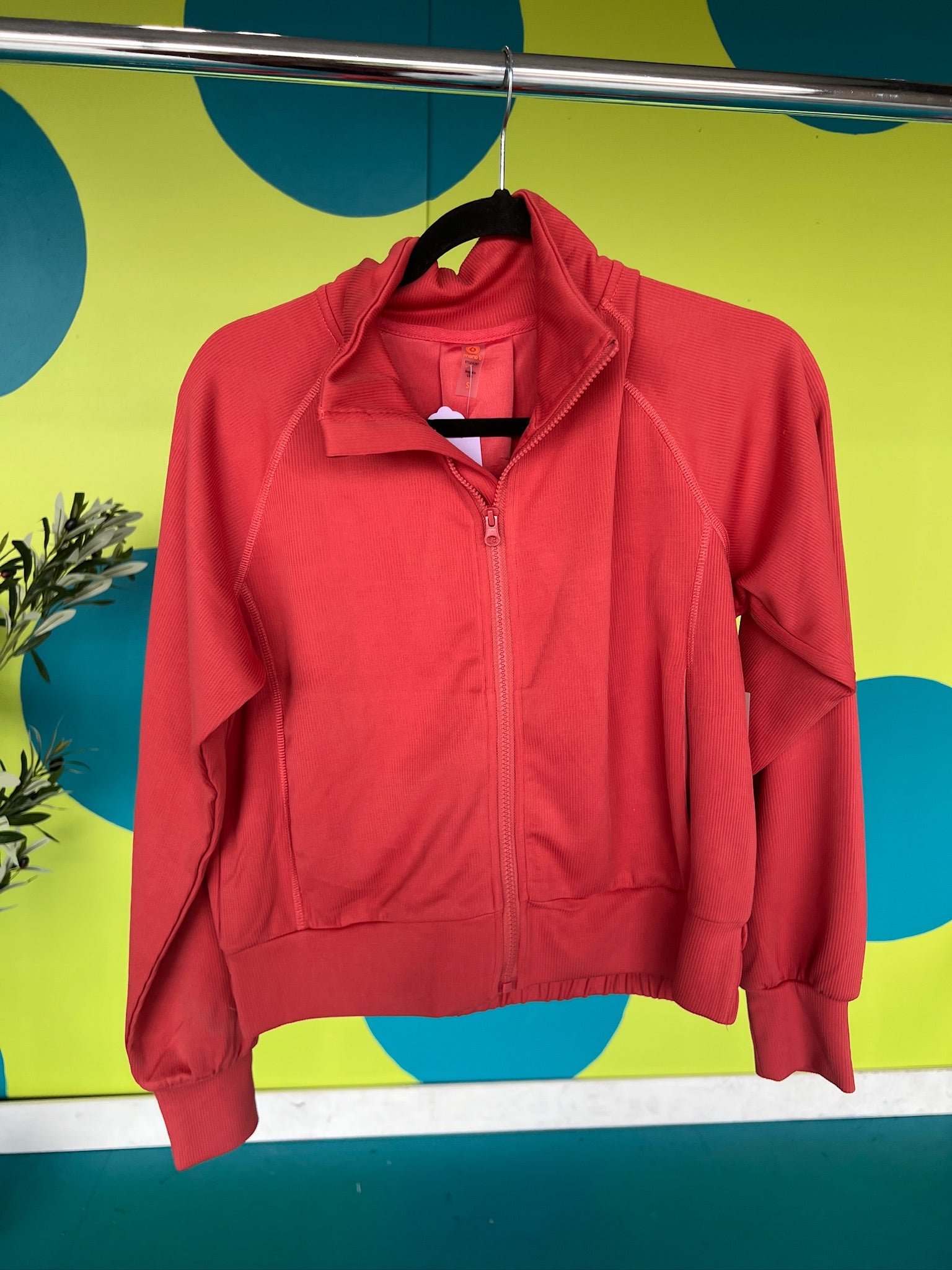 [Defect Sale] Corine Ribbed Zip Jacket - SMALL