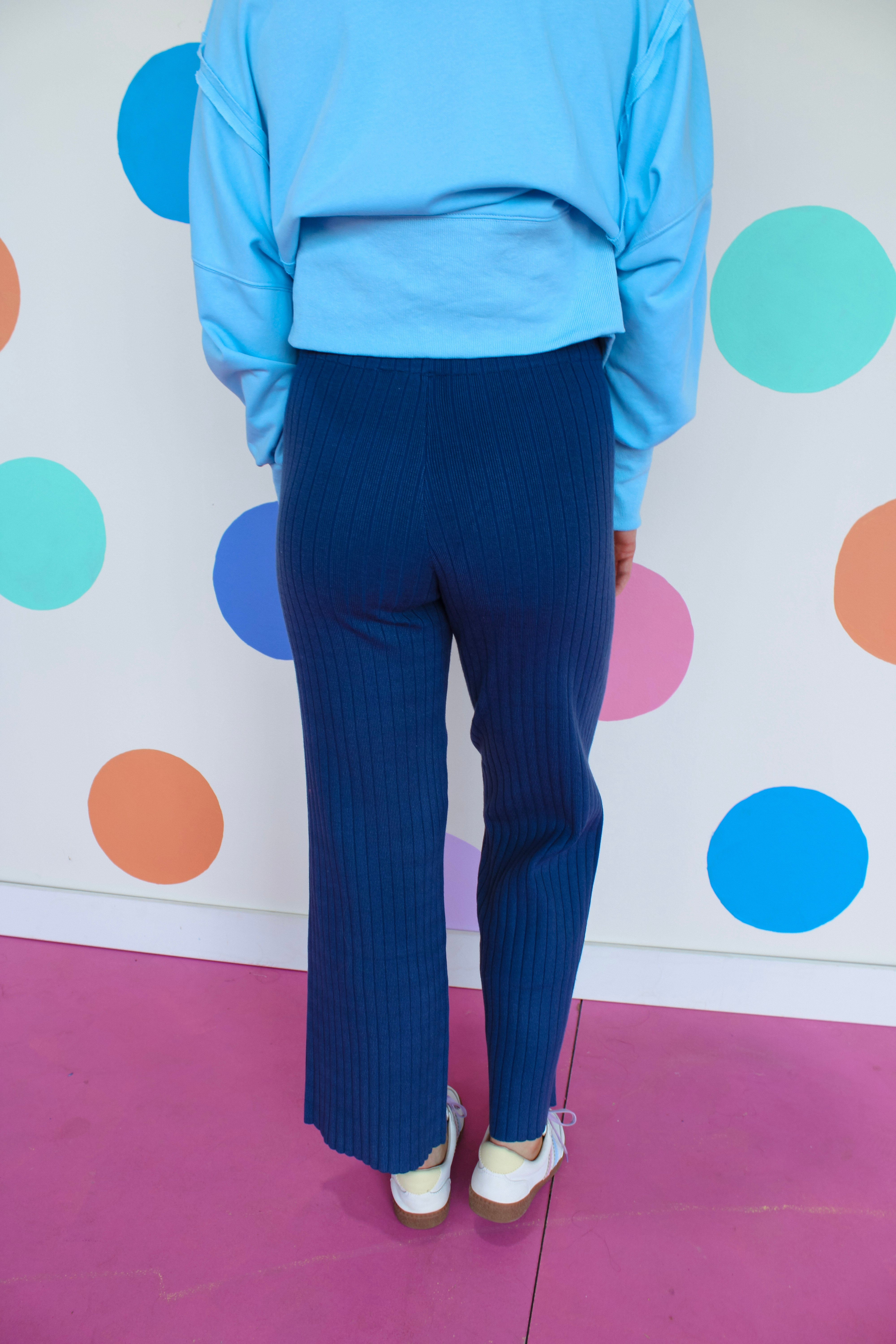 Tristan Ribbed Knit Pants