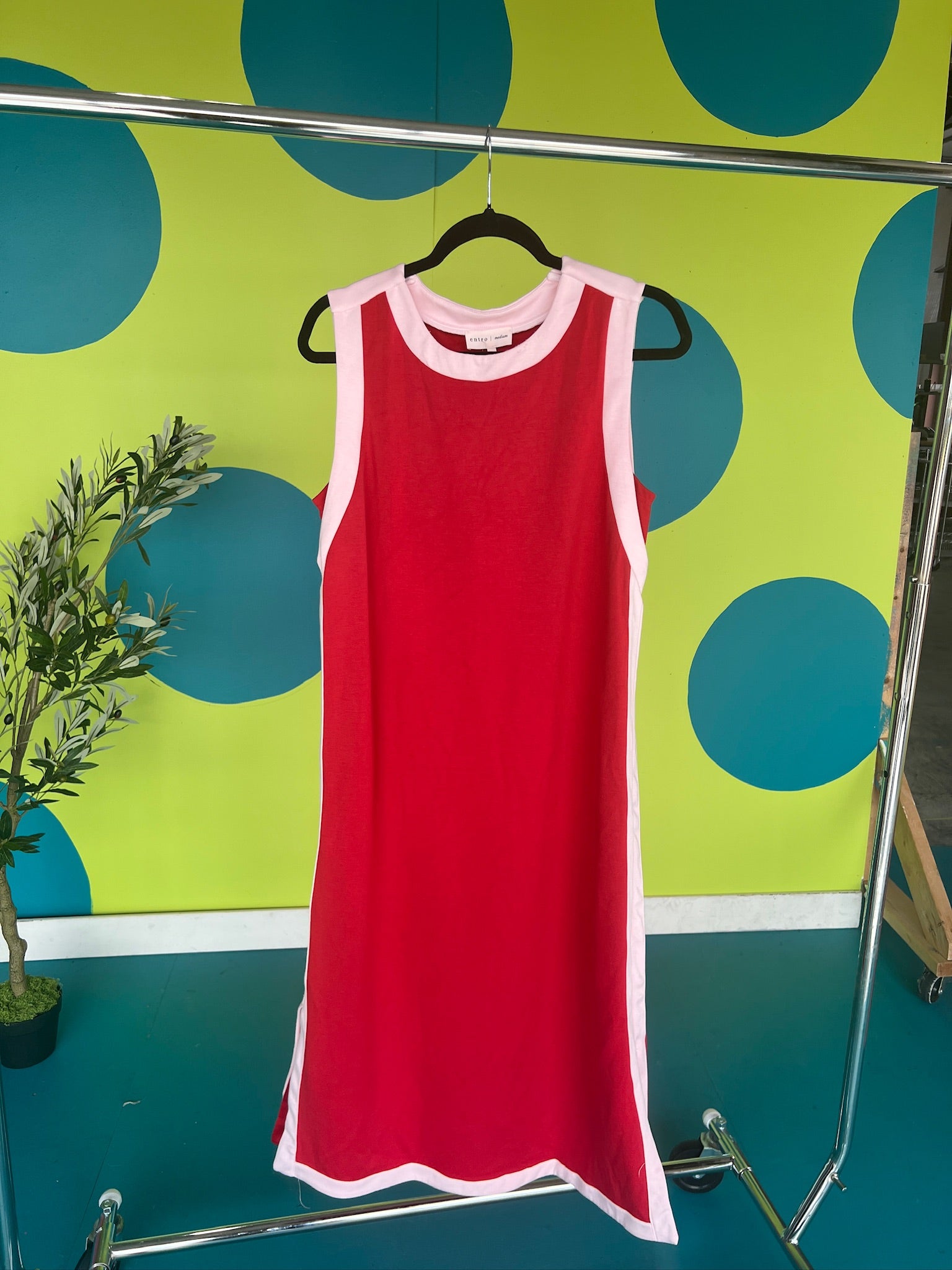 [Defect Sale] Khloe Tank Midi Dress -MEDIUM
