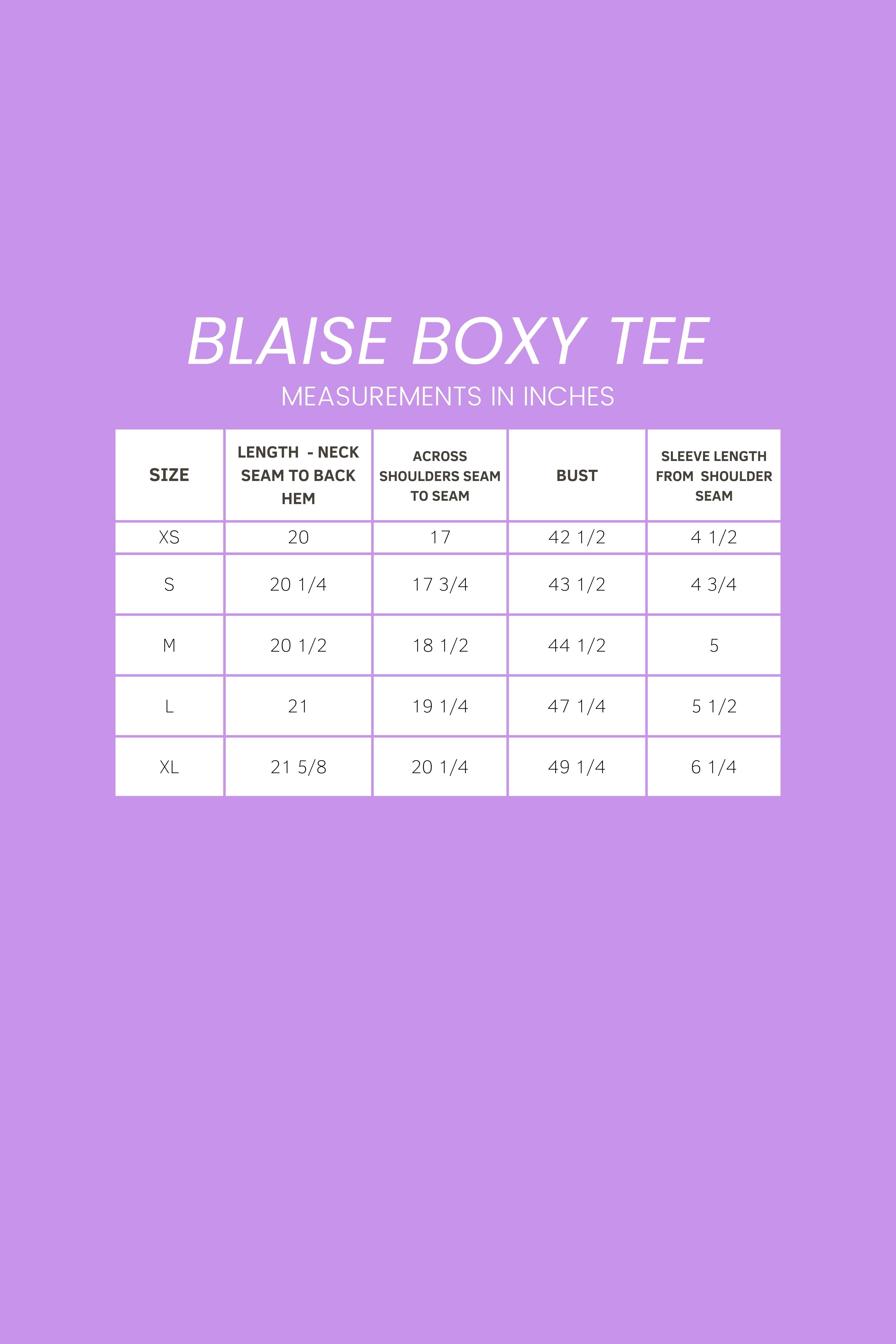 [Ellevate Basics] Blaise Boxy Tee