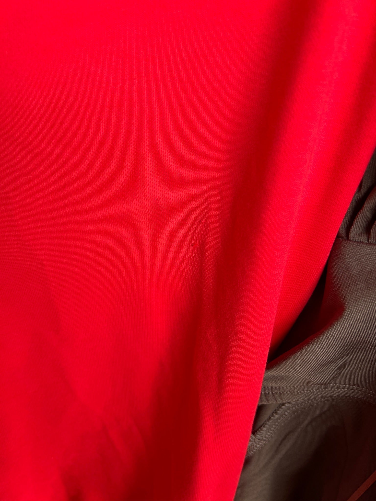 [Defect Sale] [MyEllement Exclusive] Scarlett Varsity Quarter Zip - True Red - XSMALL