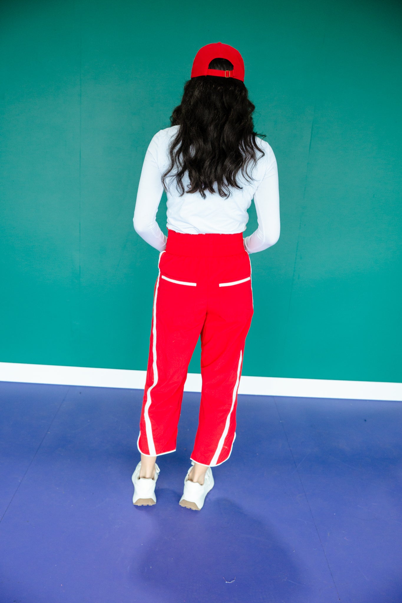 Donnie Wind Pants - Dark True Red