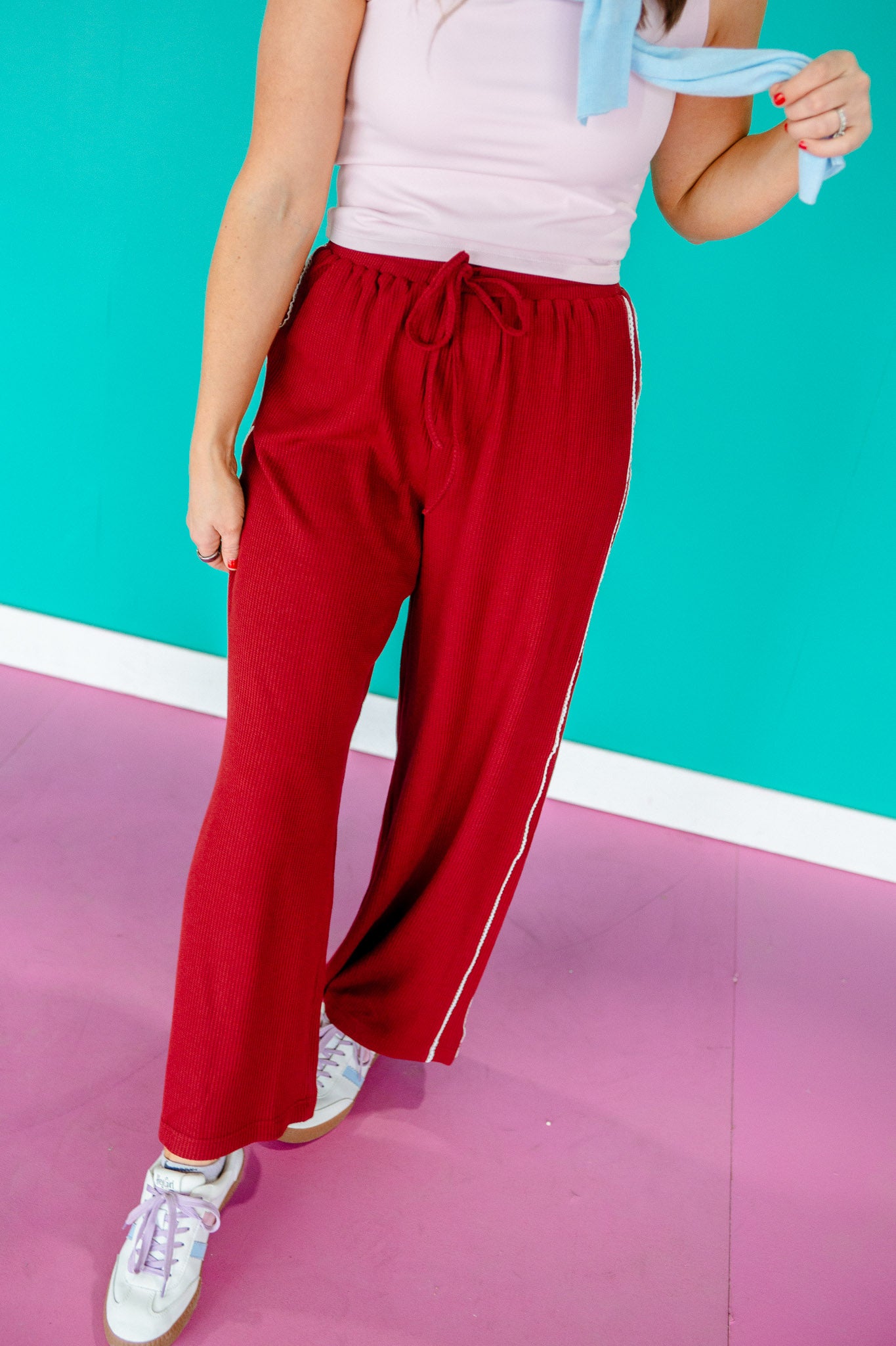 Preston Waffle Knit Pants