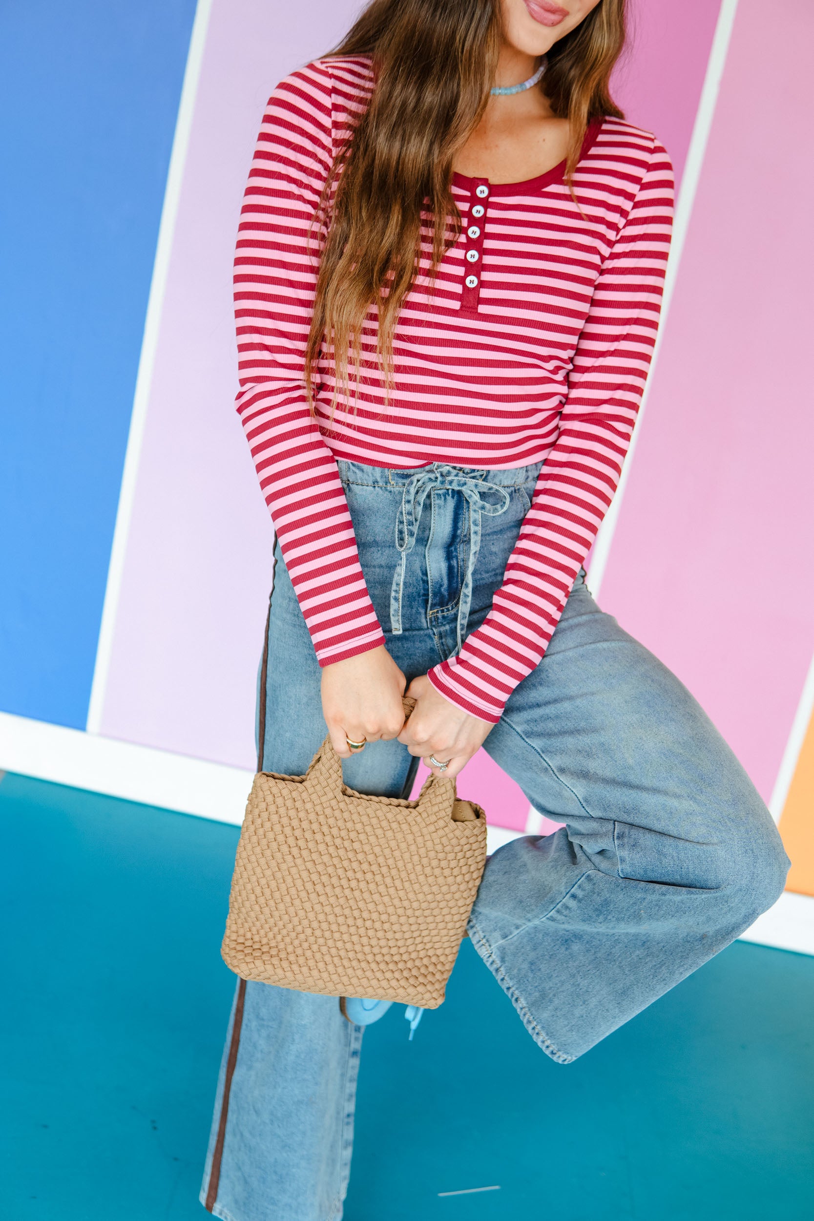 [Sol and Selene] Blue Skies Crossbody Handbag - Dark Beige