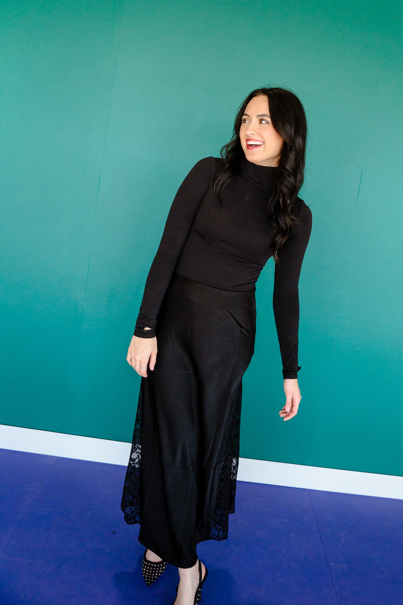 Perry Seamless Turtleneck Bodysuit