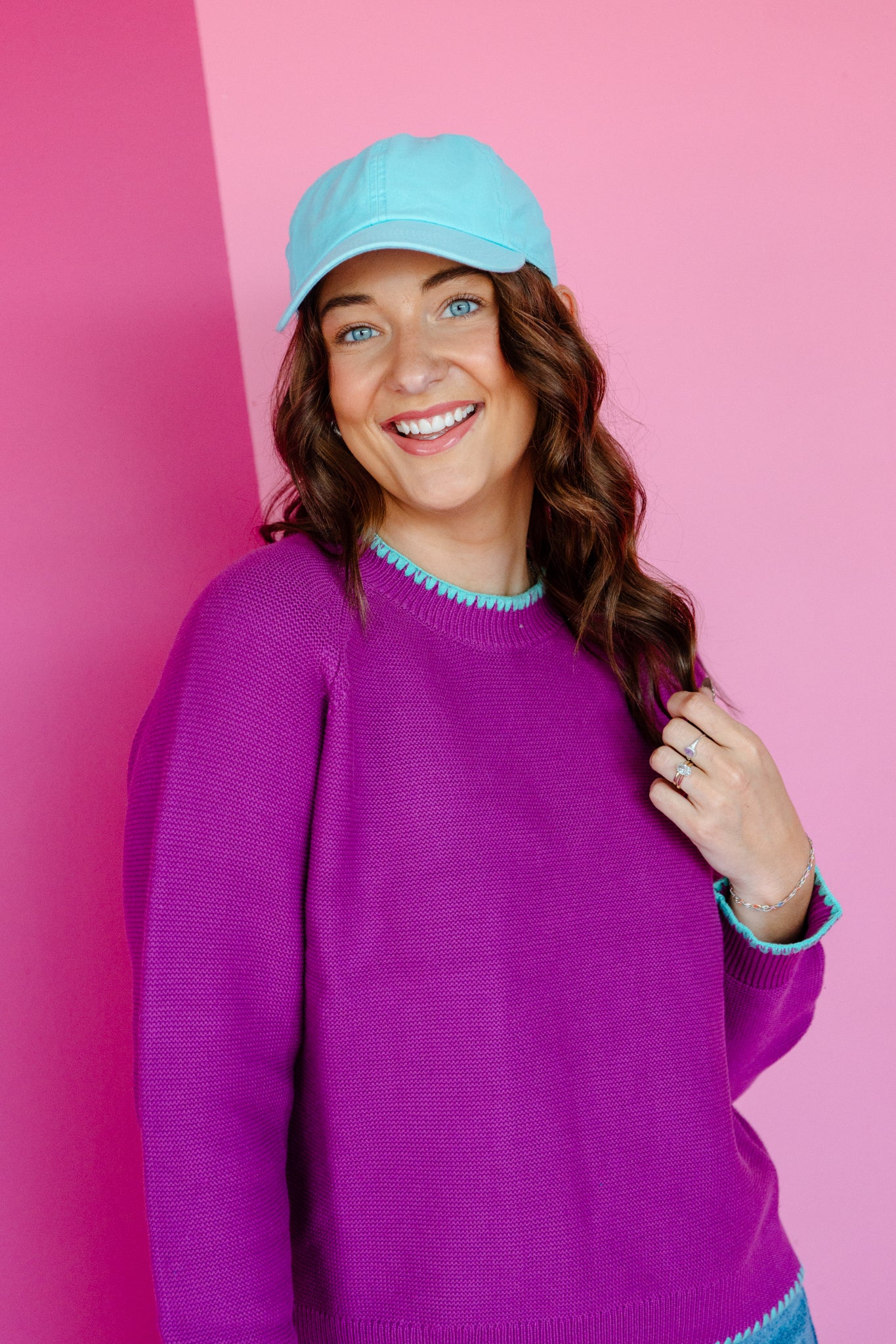 [Ellevate Basics] Daphne Decorative Stitch Sweater