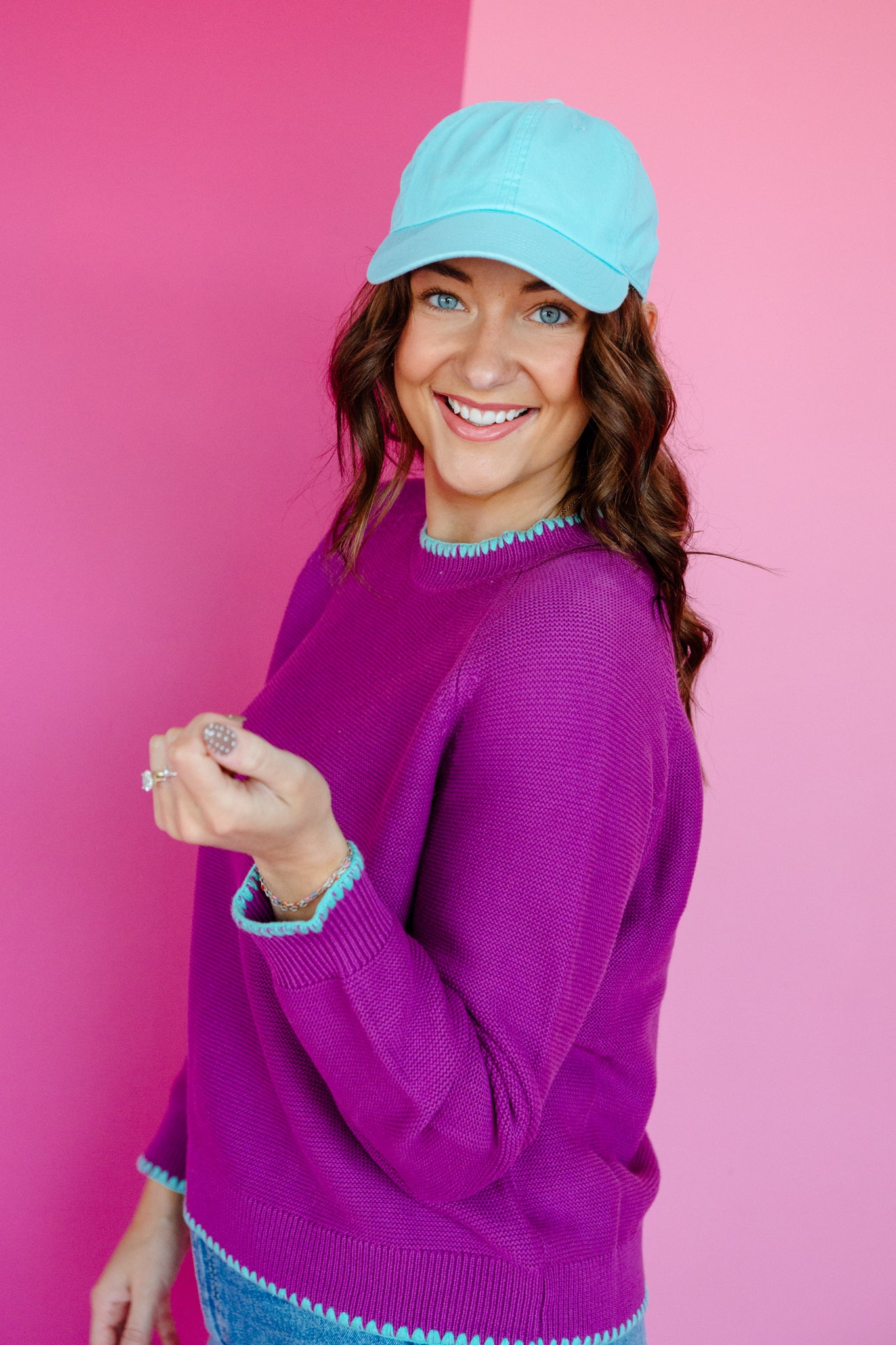 [Ellevate Basics] Daphne Decorative Stitch Sweater