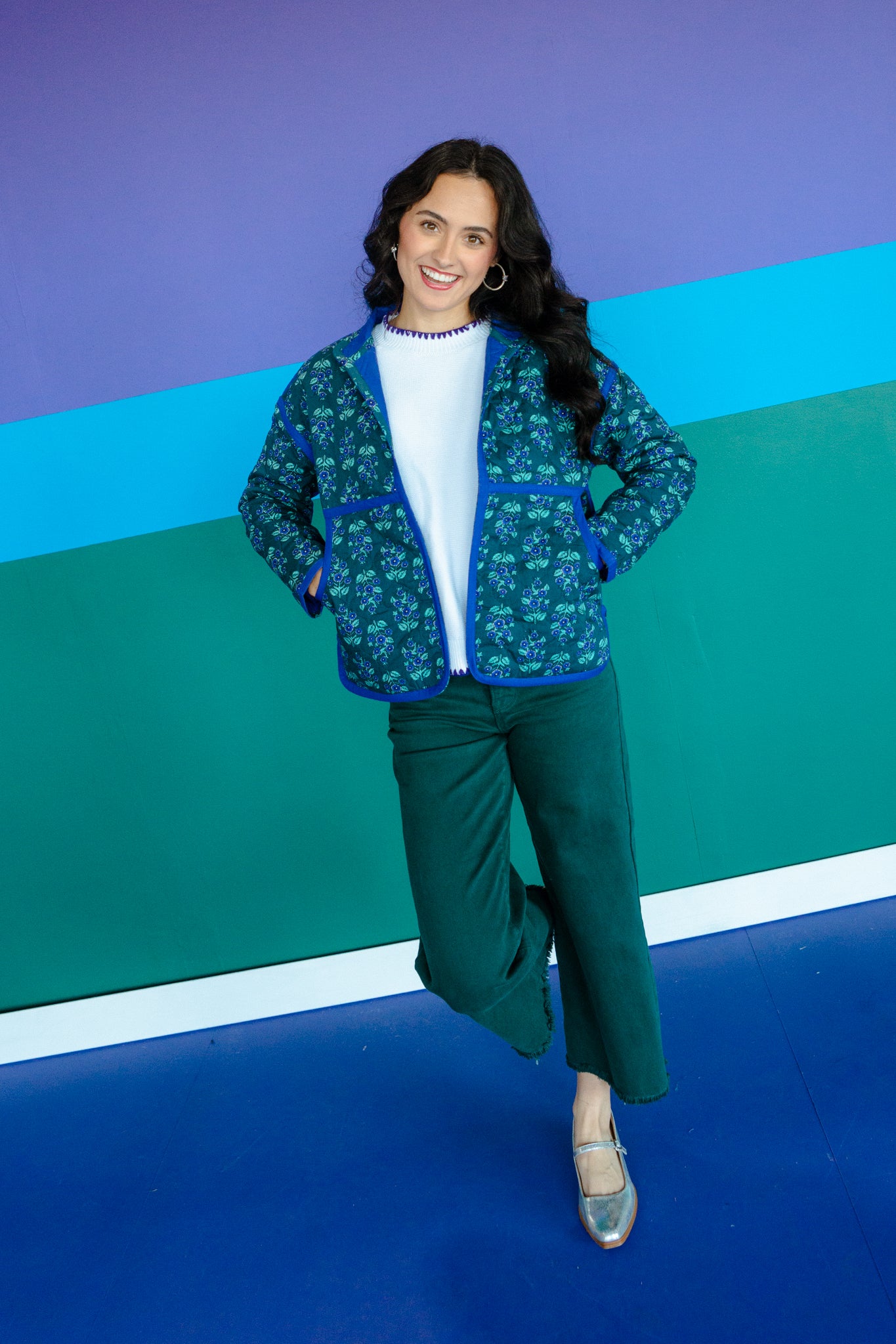 [Ellevate Basics] Daphne Decorative Stitch Sweater