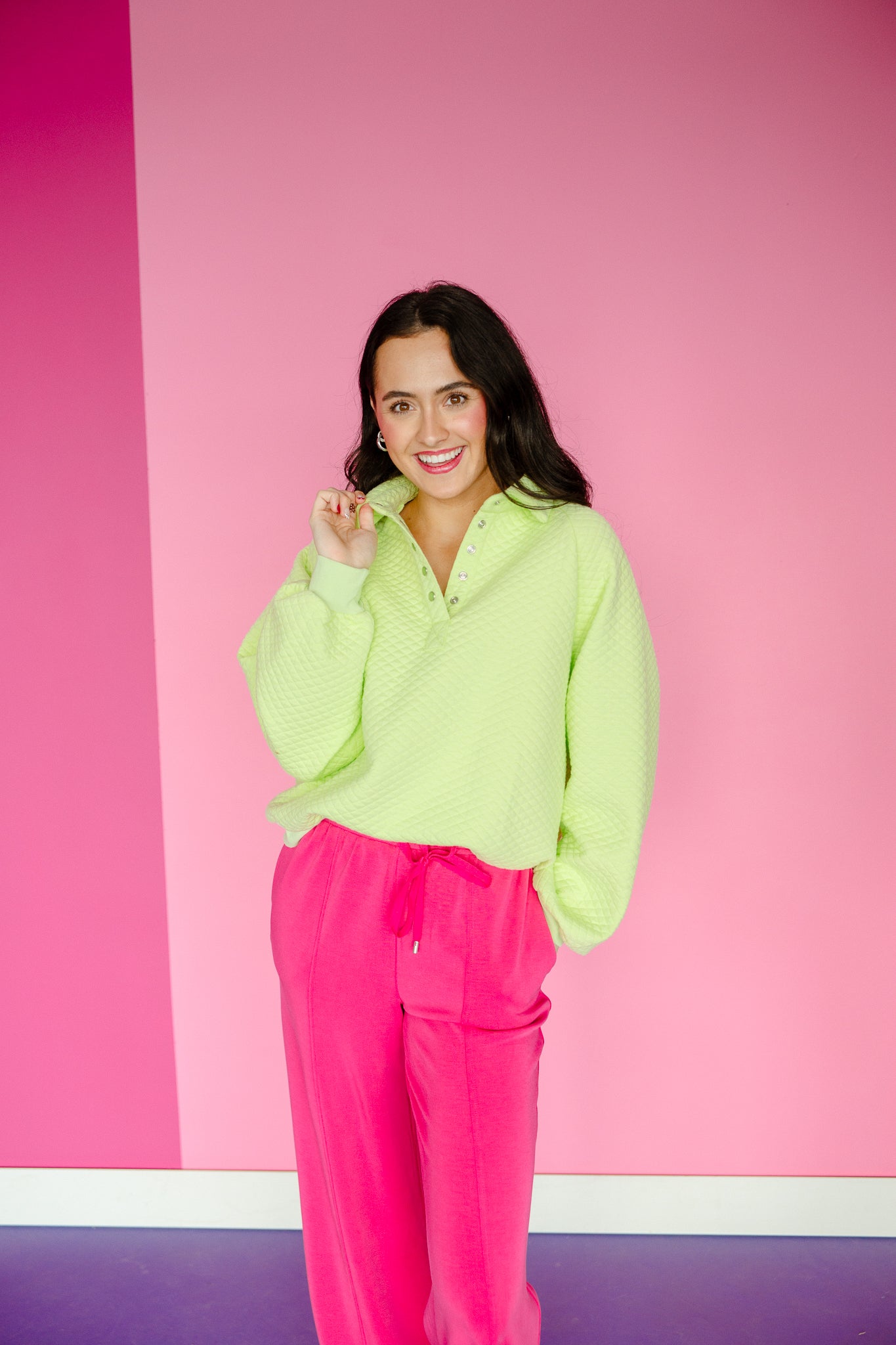 [Ellevate Basics] Monica Balloon Sleeve Pullover