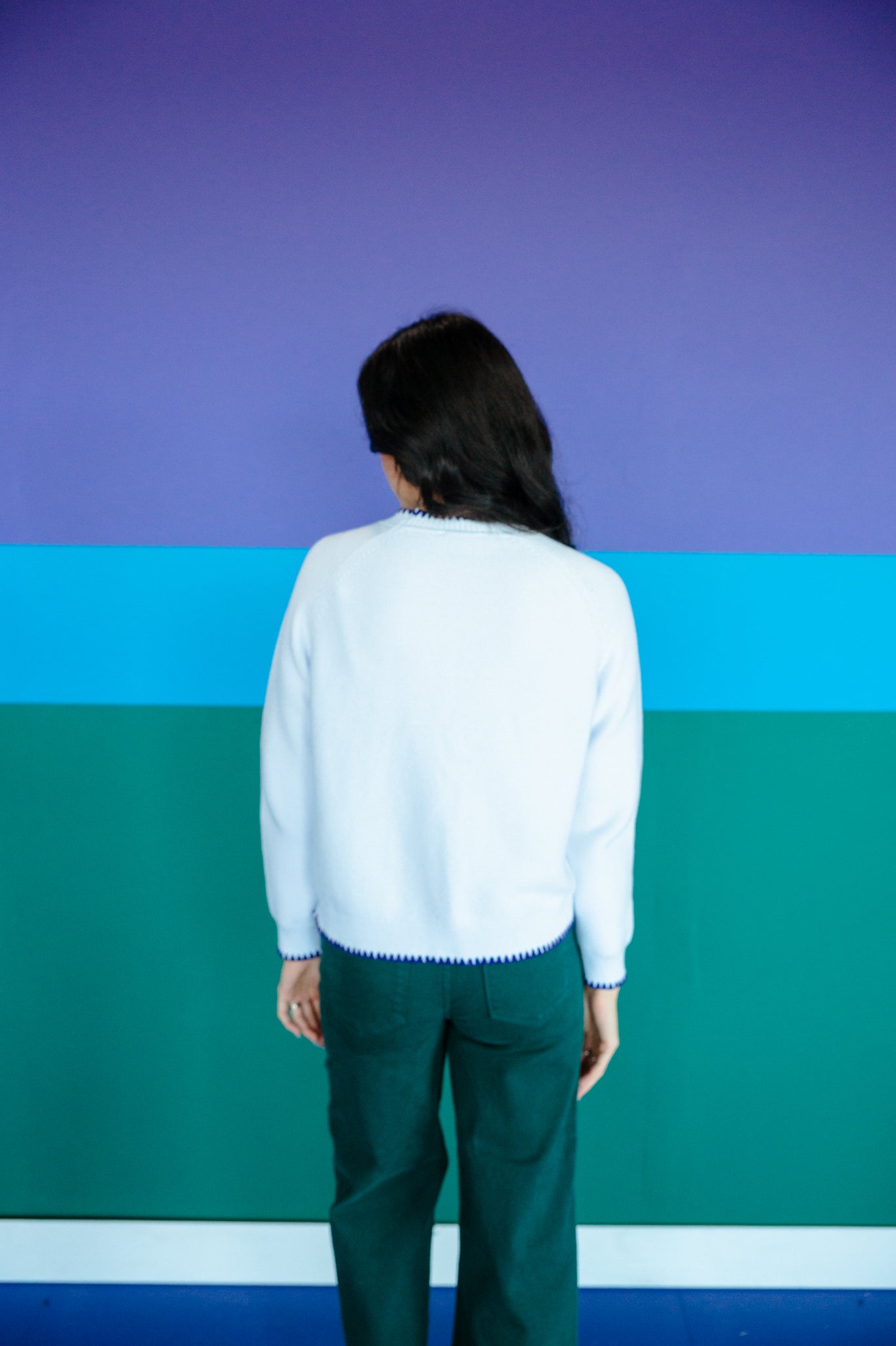 [Ellevate Basics] Daphne Decorative Stitch Sweater