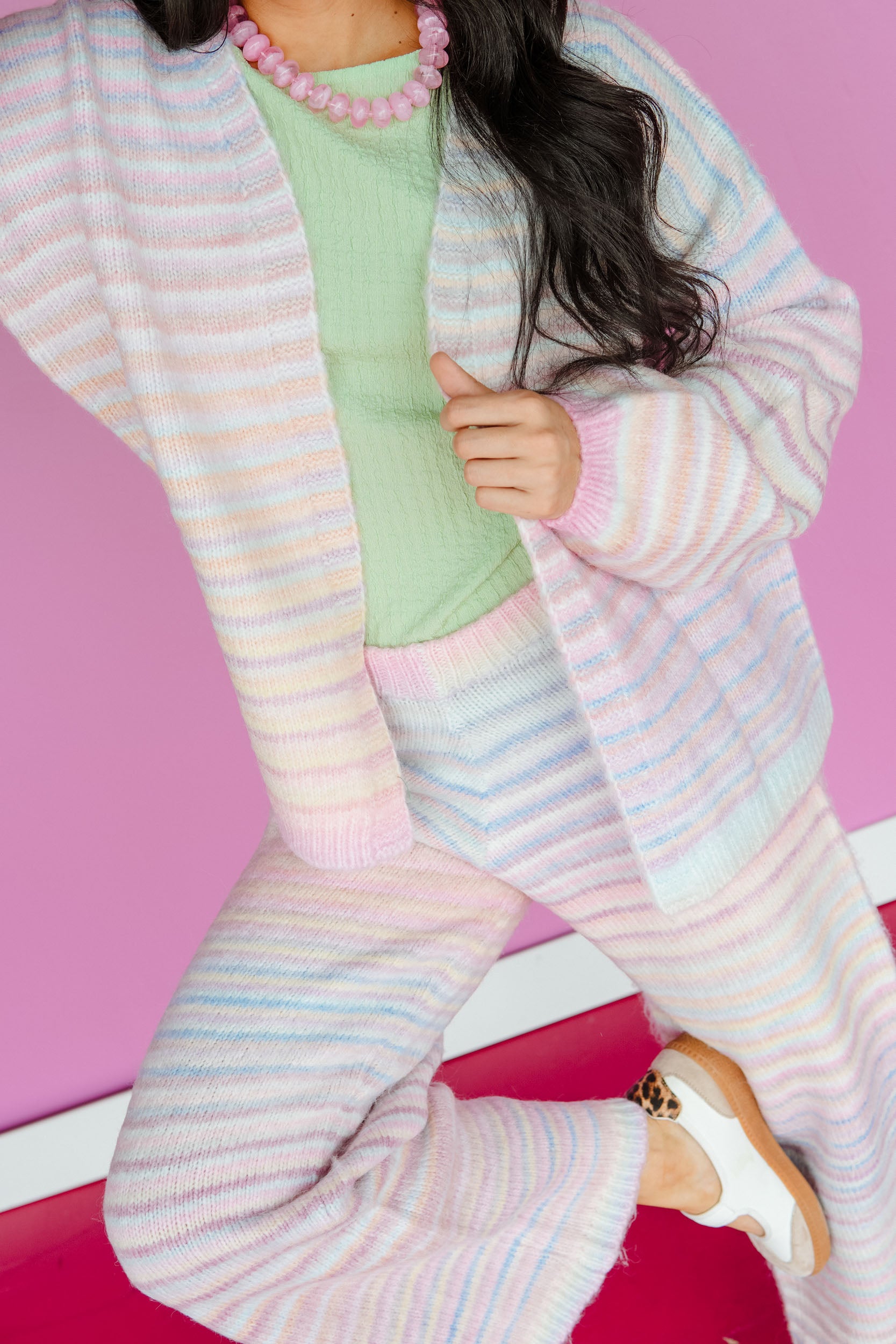 Rainbow Cloud Cardigan - Pastel