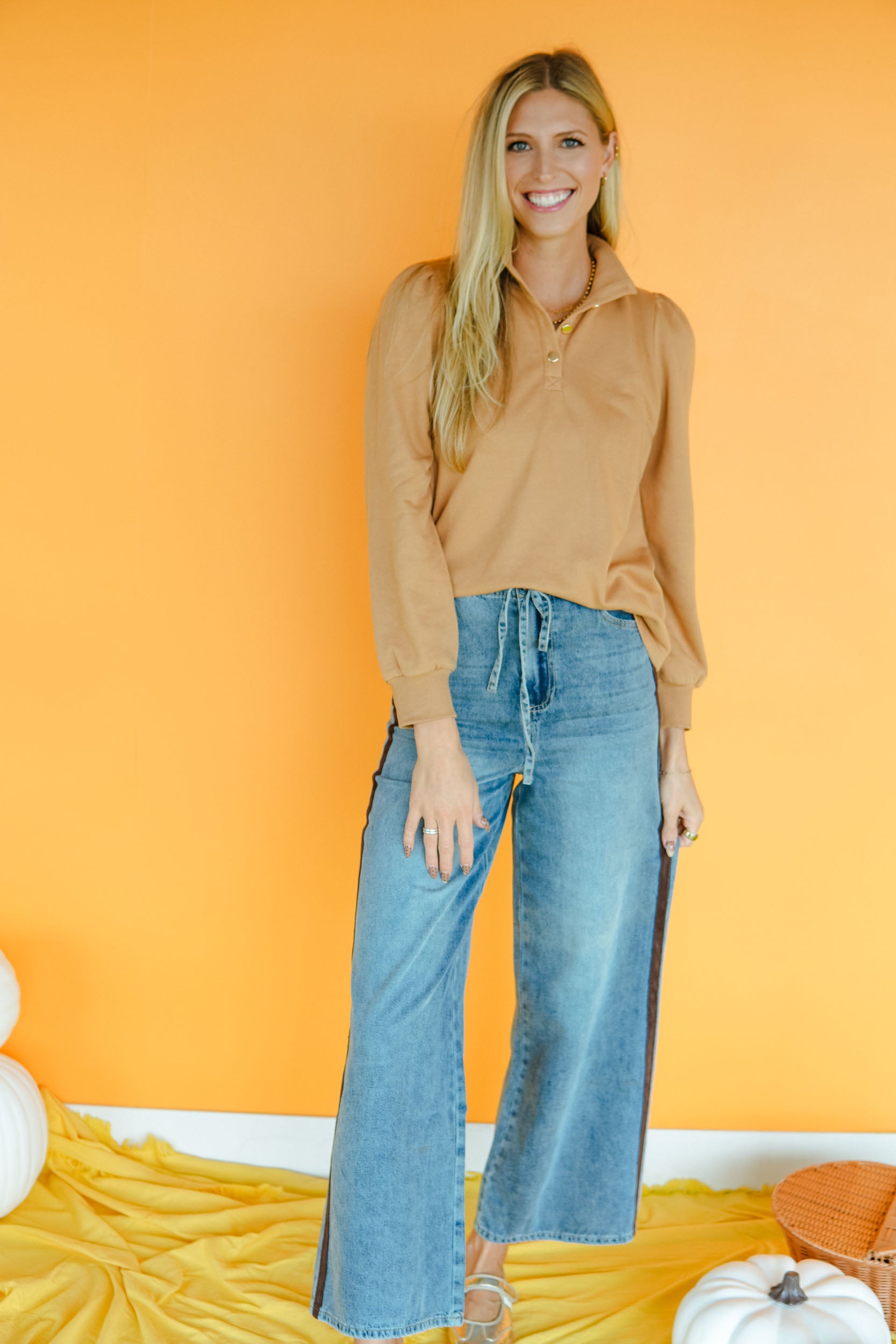 Fields of Gold Pullover - Honey