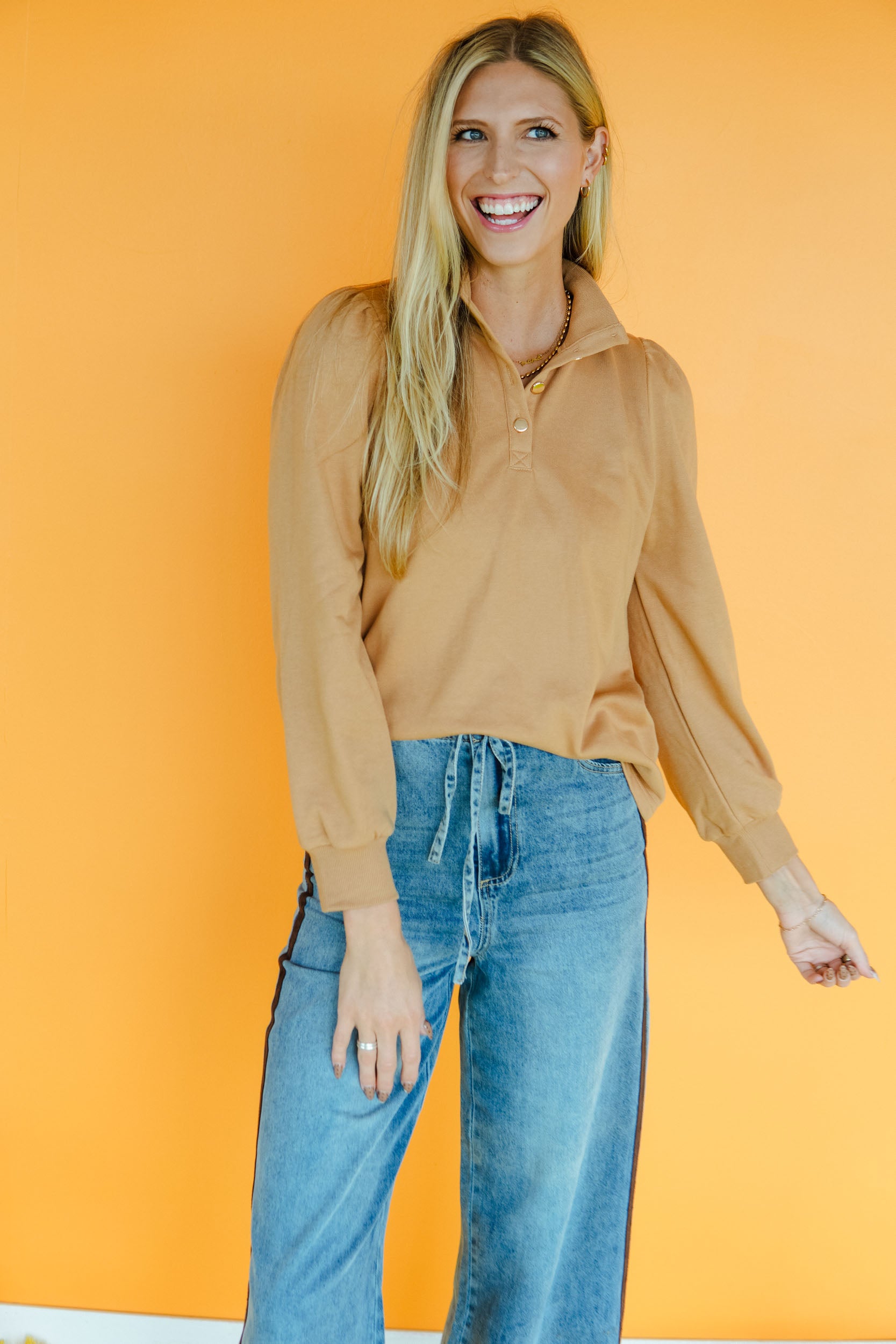 Fields of Gold Pullover - Honey