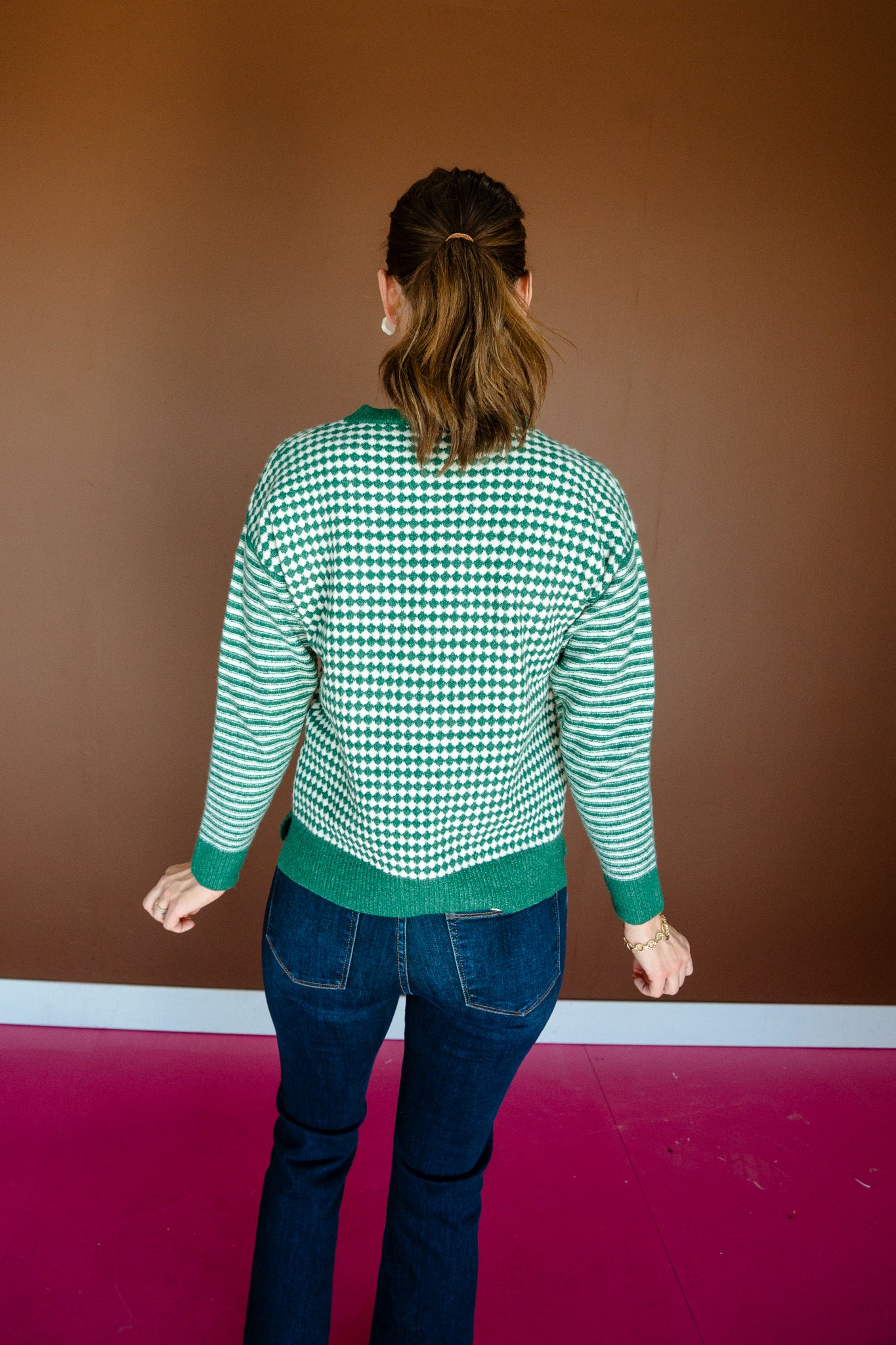 Vianney Crewneck Sweater - Pine/Forest Green