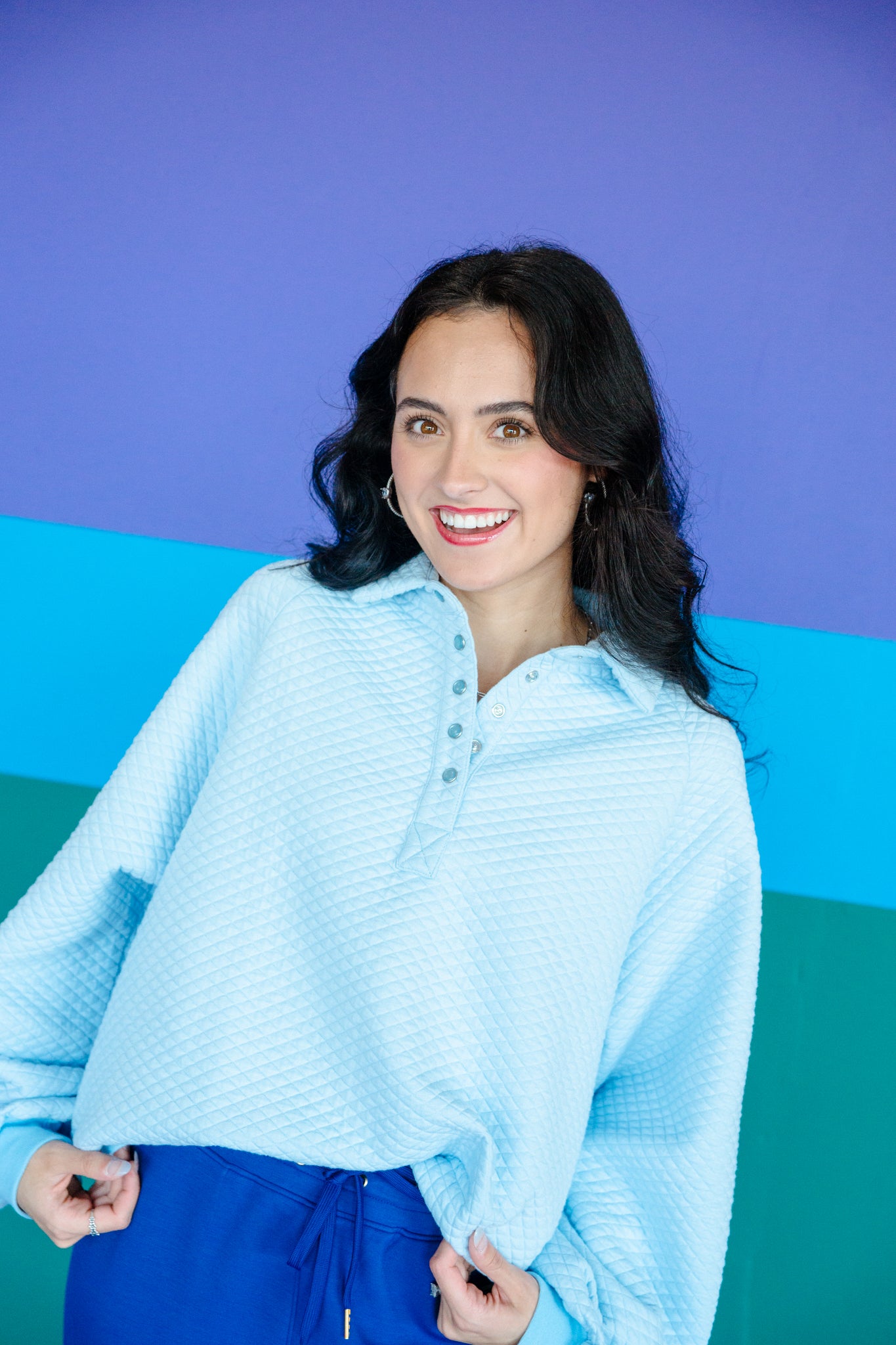 [Ellevate Basics] Monica Balloon Sleeve Pullover