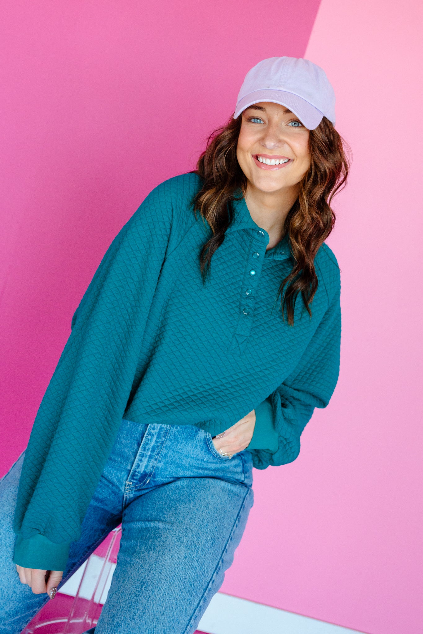 [Ellevate Basics] Monica Balloon Sleeve Pullover