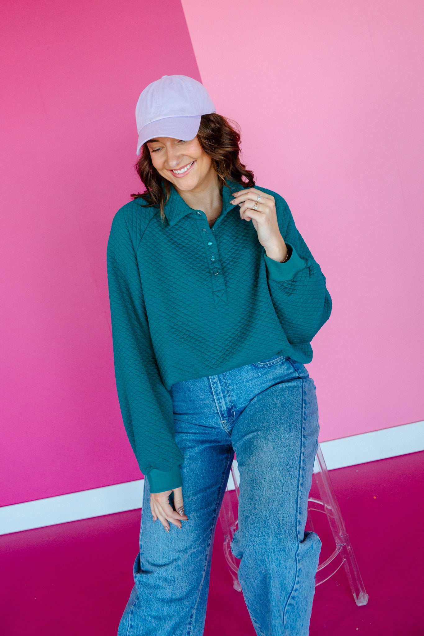 [Ellevate Basics] Monica Balloon Sleeve Pullover