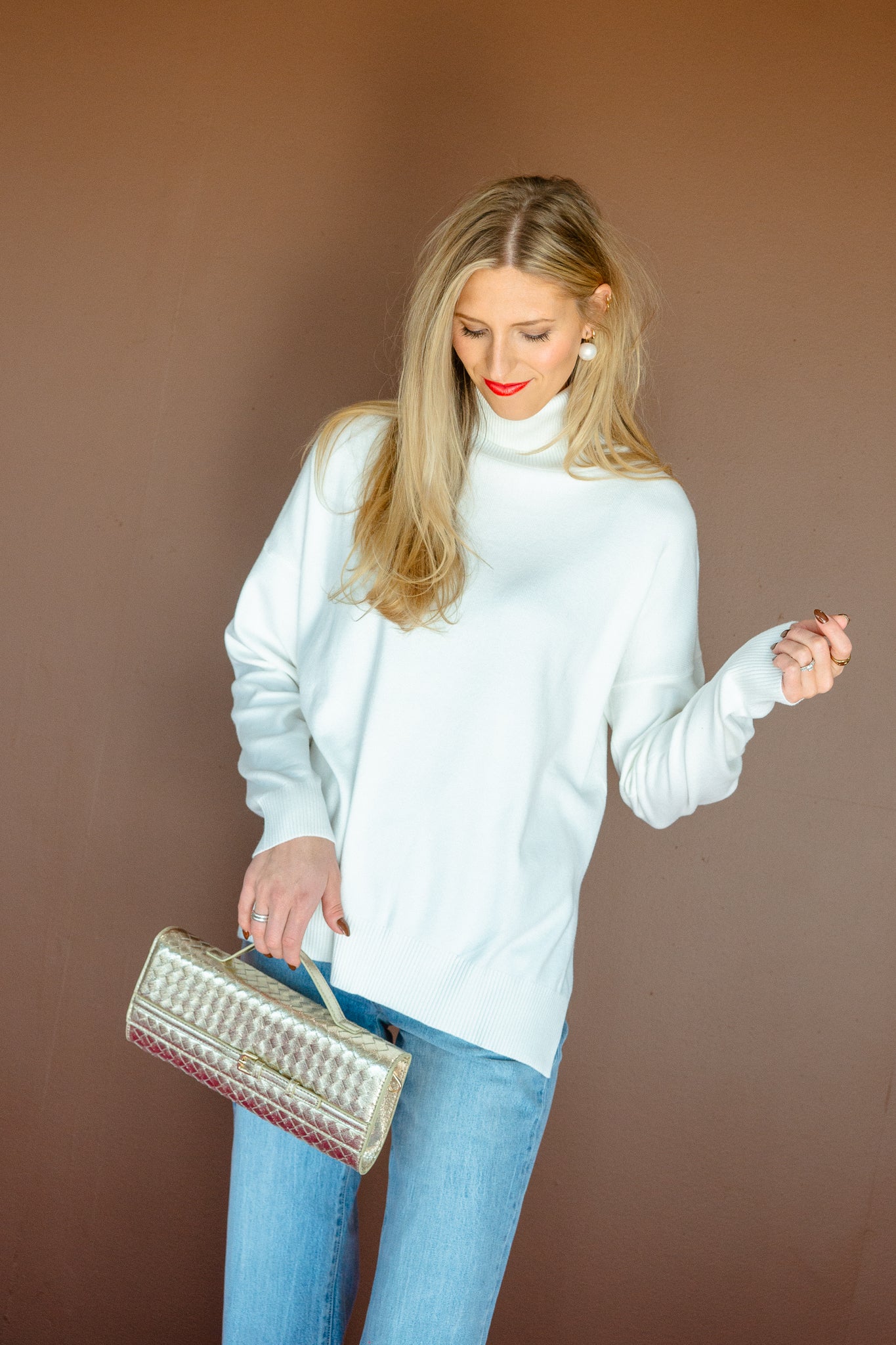 Norah Turtleneck Knit Sweater