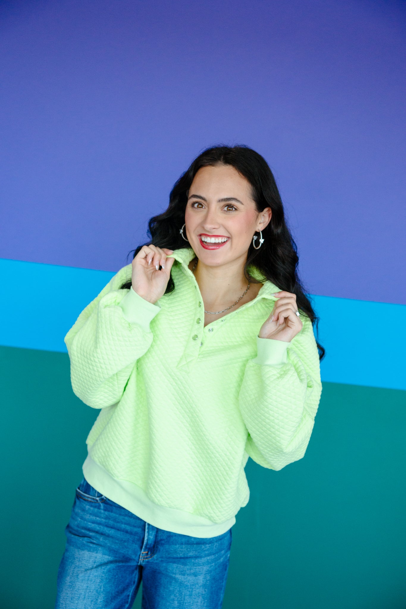 [Ellevate Basics] Monica Balloon Sleeve Pullover