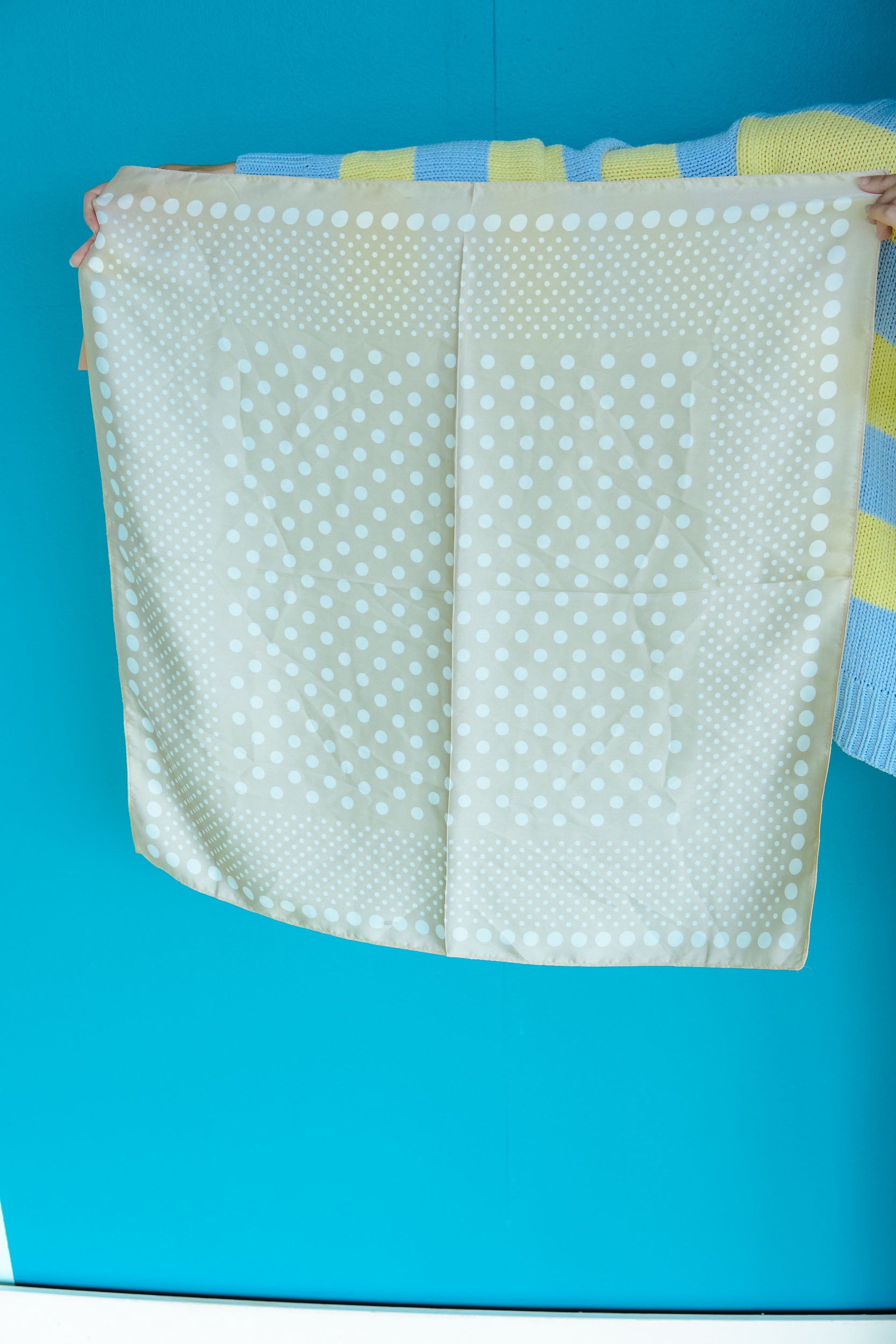 Pot of Honey Polka Dot Scarf - Mushroom