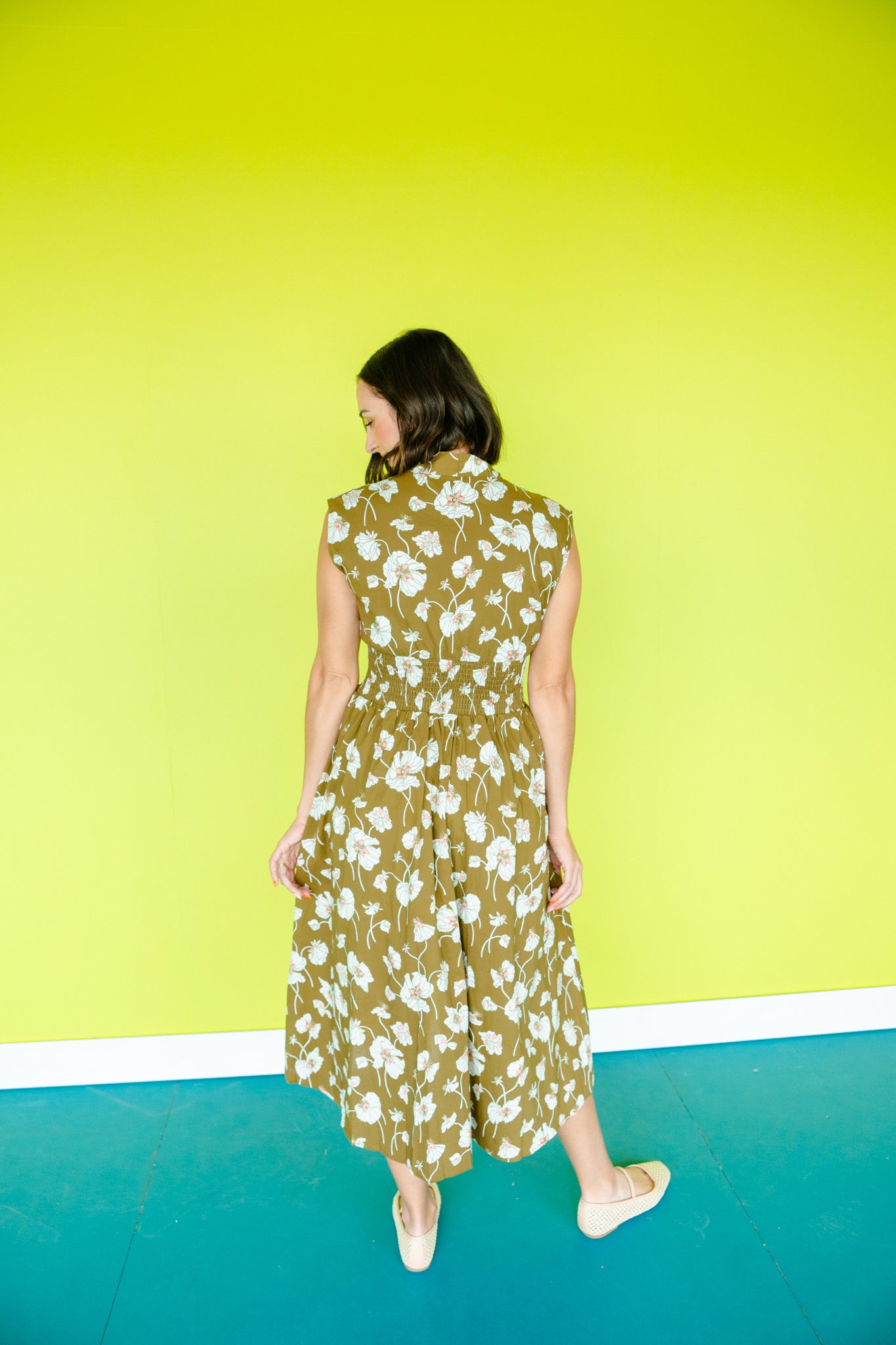 Sasha Front Zip Mini Dress - Bronze + Coral + Oyster