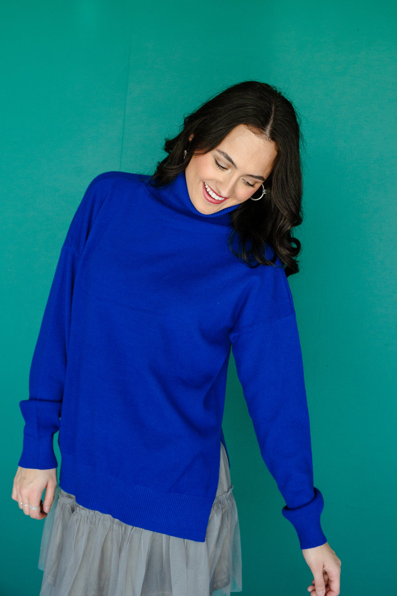 Norah Turtleneck Knit Sweater