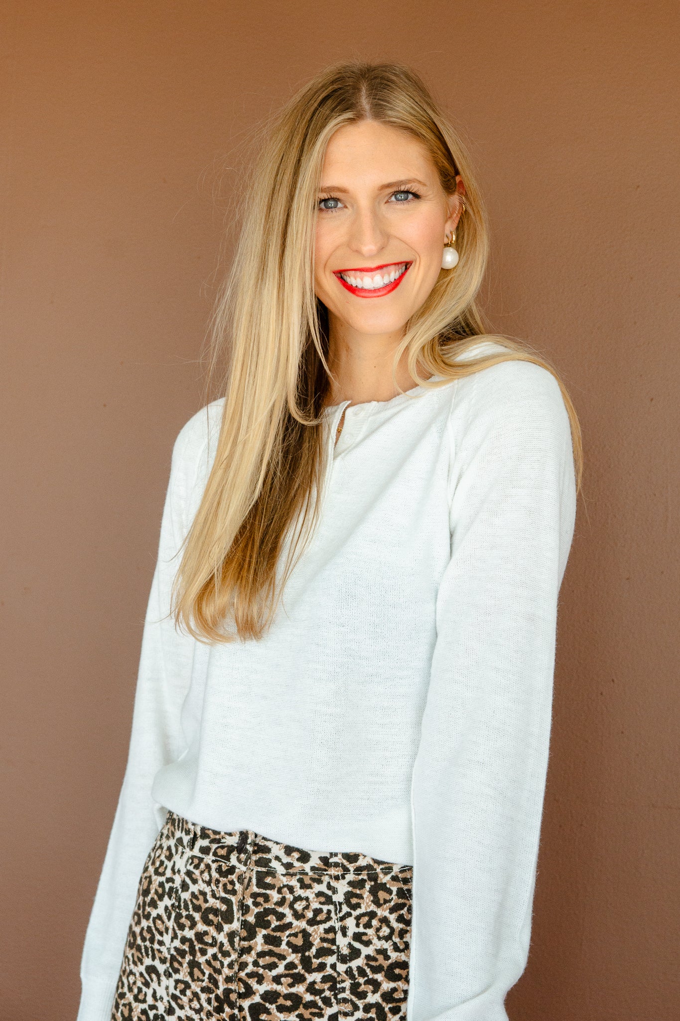 Hillarie Long Sleeve Henley Top