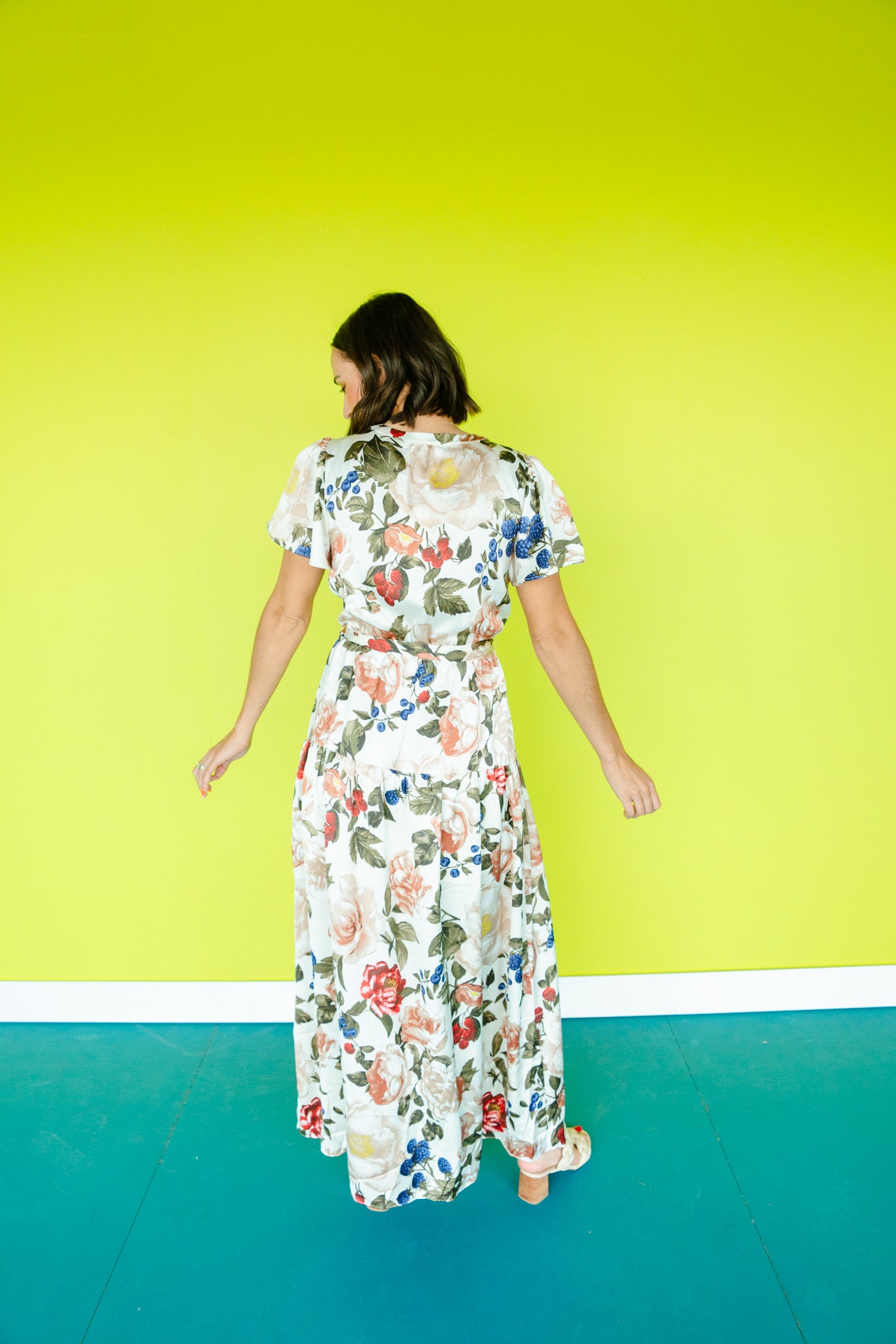 Sidney Satin Maxi Dress - Oyster + Olive