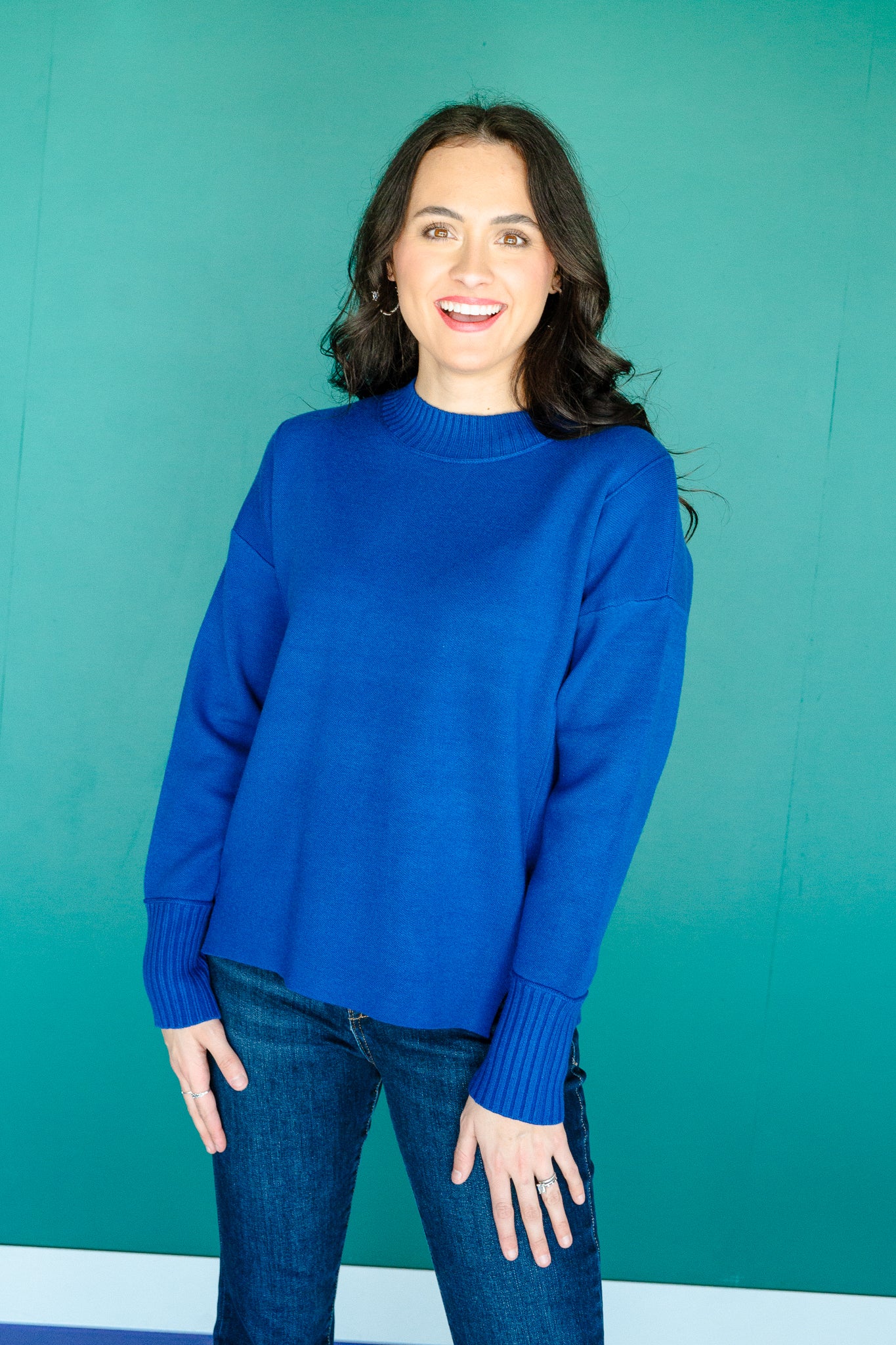 Amara Mock Neck Sweater