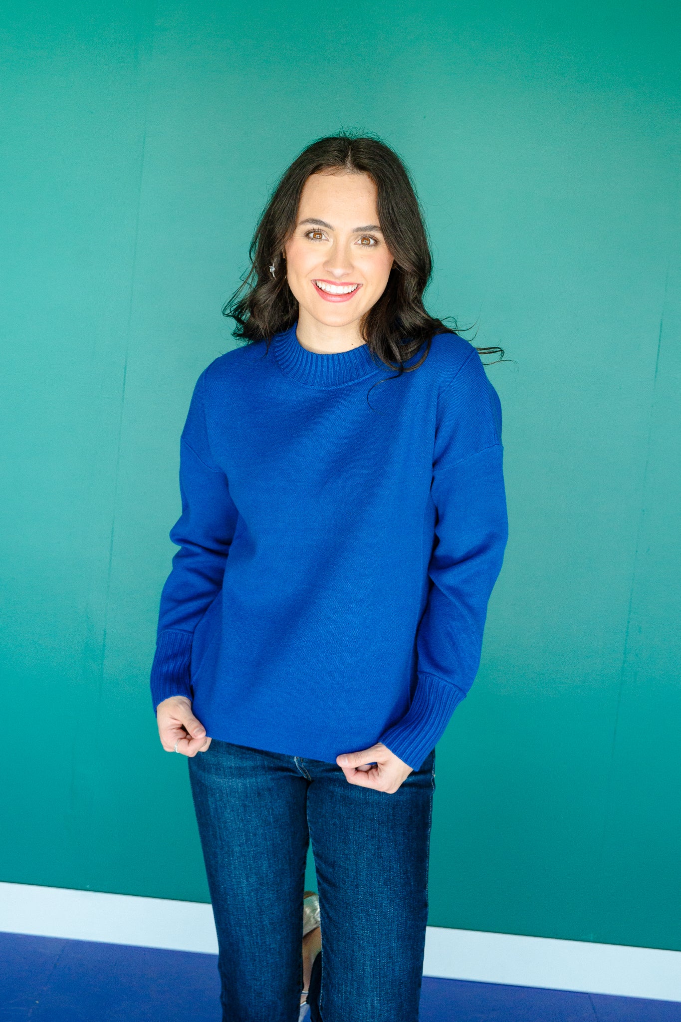 Amara Mock Neck Sweater