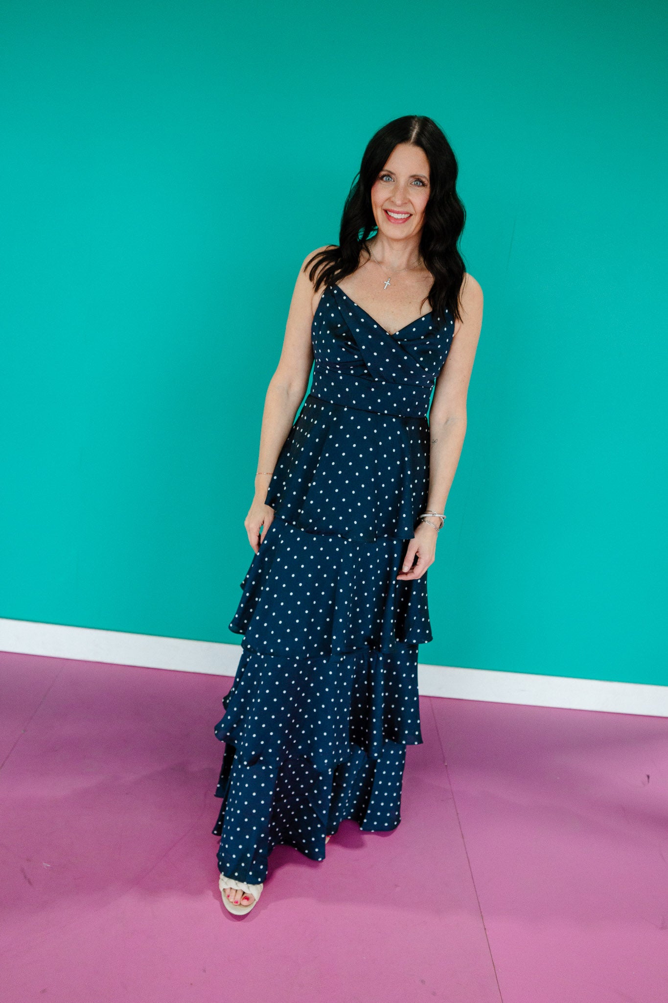 Miley Cami Maxi Dress - Navy