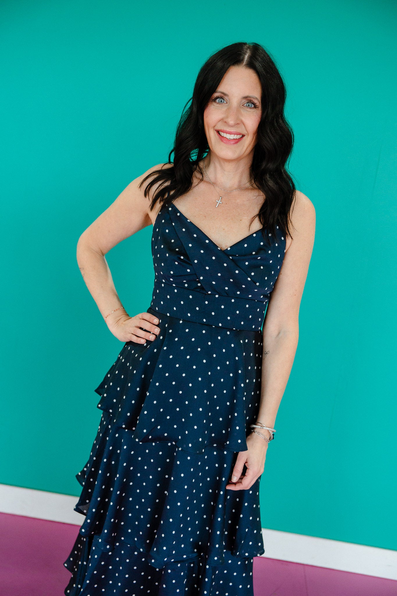 Miley Cami Maxi Dress - Navy