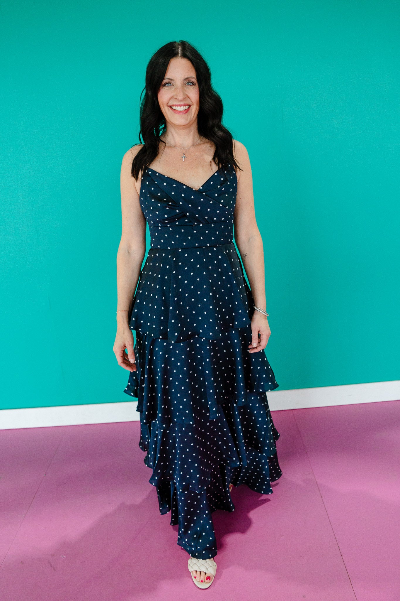 Miley Cami Maxi Dress - Navy